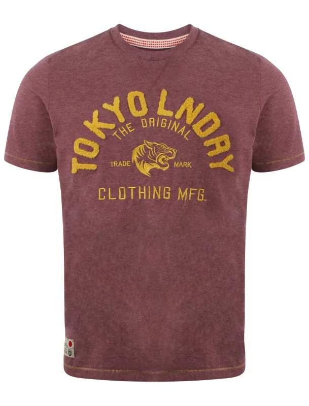 Tokyo Laundry Harrisburg Oxblood t-shirt made by Tokyo Laundry