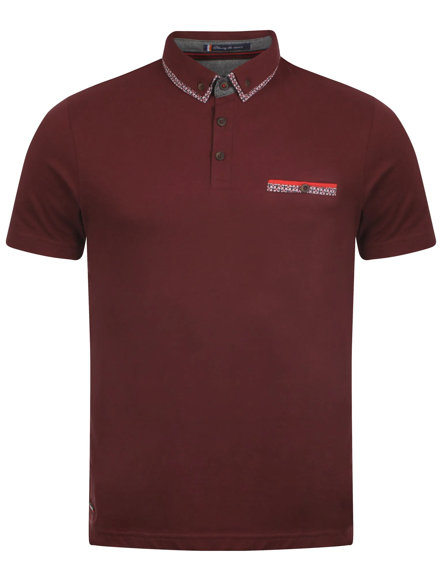 Le Shark Adenmore oxblood polo shirt sold by Tokyo Laundry