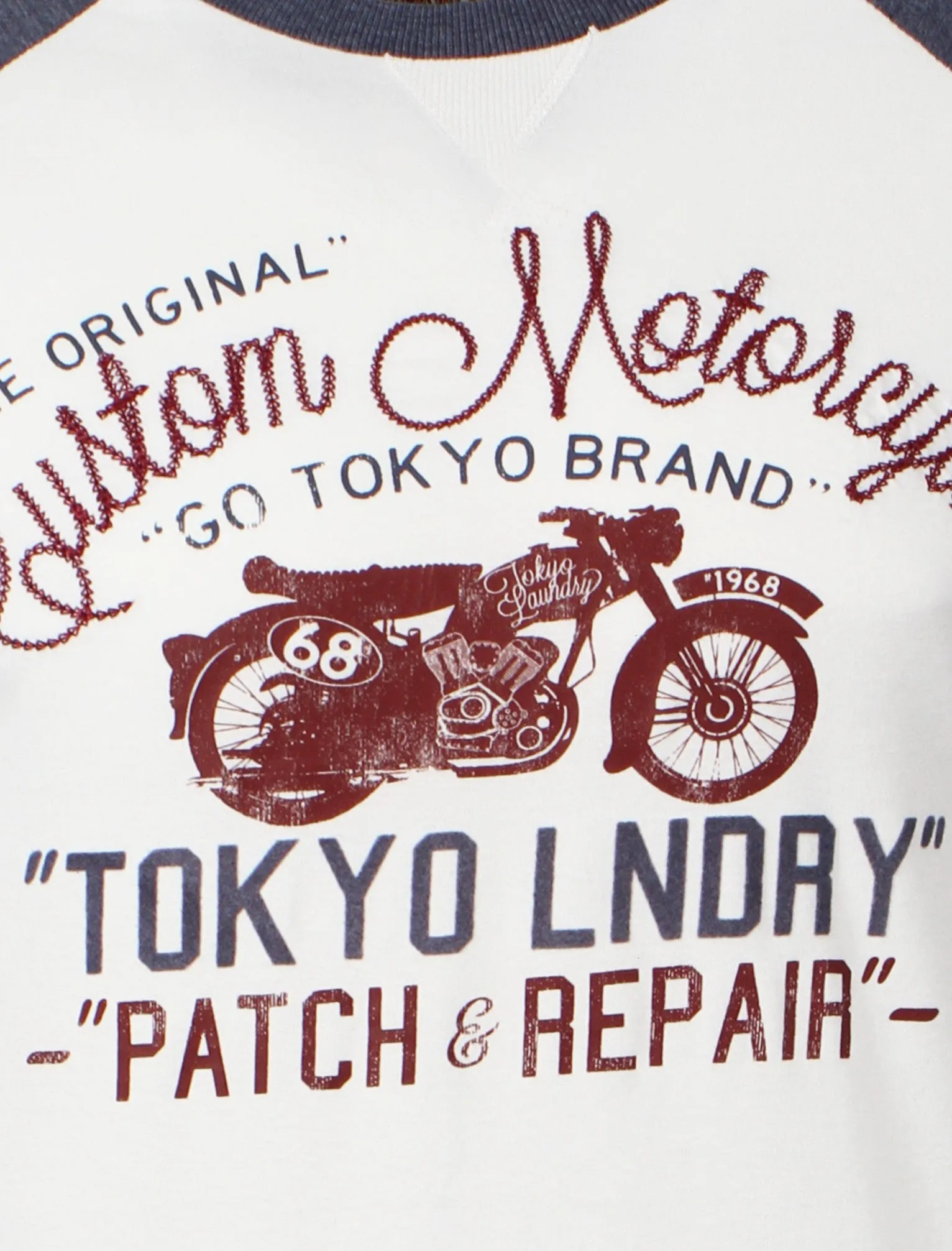 Tokyo Laundry Patch & Repair Navy t-shirt sold by Tokyo Laundry product image thumbnail 3