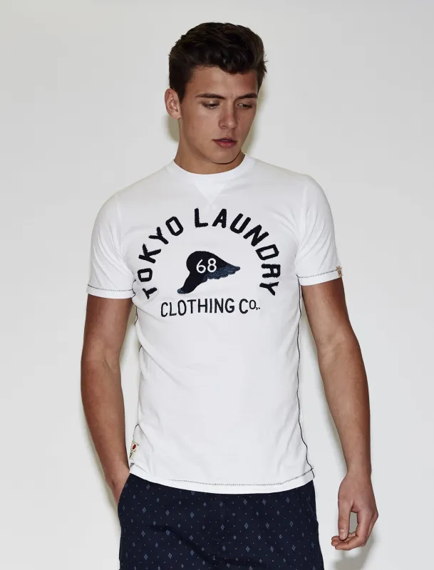 Tokyo Laundry Valley High White T-Shirt made by Tokyo Laundry