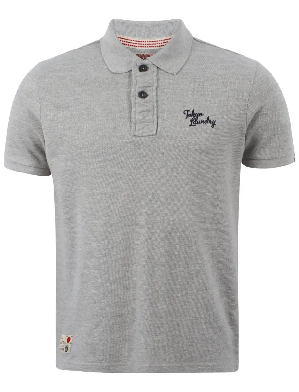 Tokyo Laundry Ezequiel light grey Polo Shirt made by Tokyo Laundry