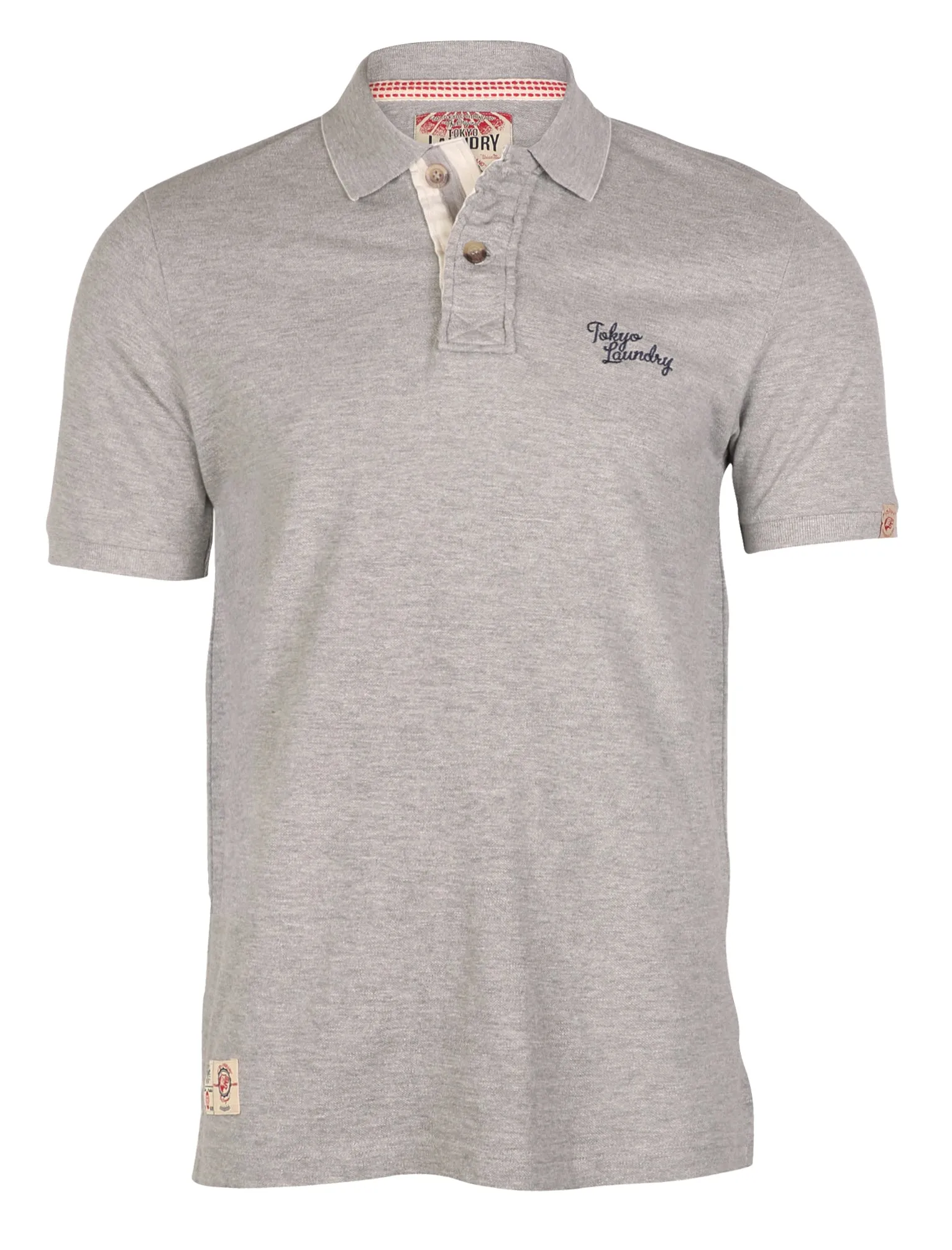 Tokyo Laundry Mount Louis light grey Polo Shirt sold by Tokyo Laundry