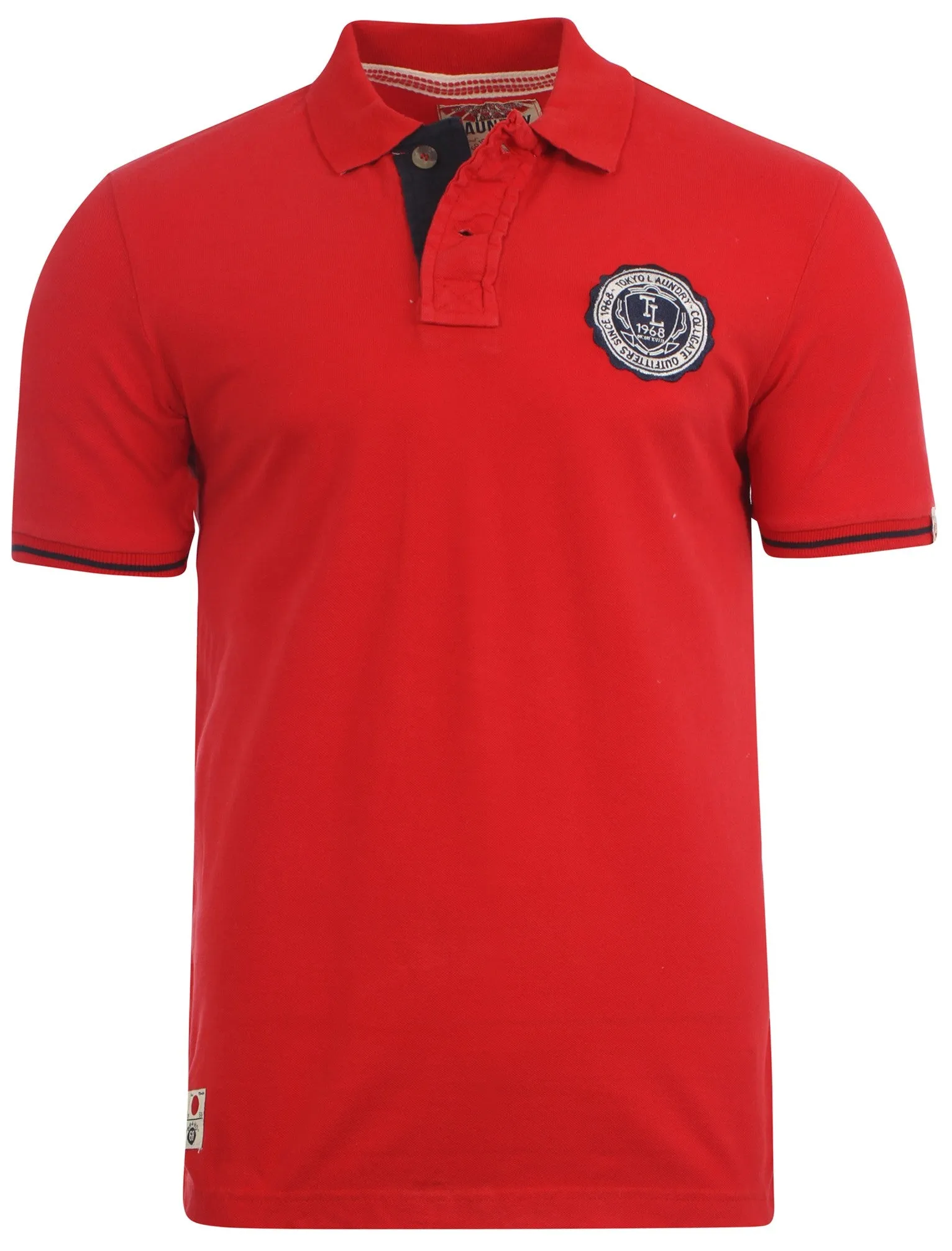 Tokyo Laundry Pablo Bay red Polo Shirt sold by Tokyo Laundry