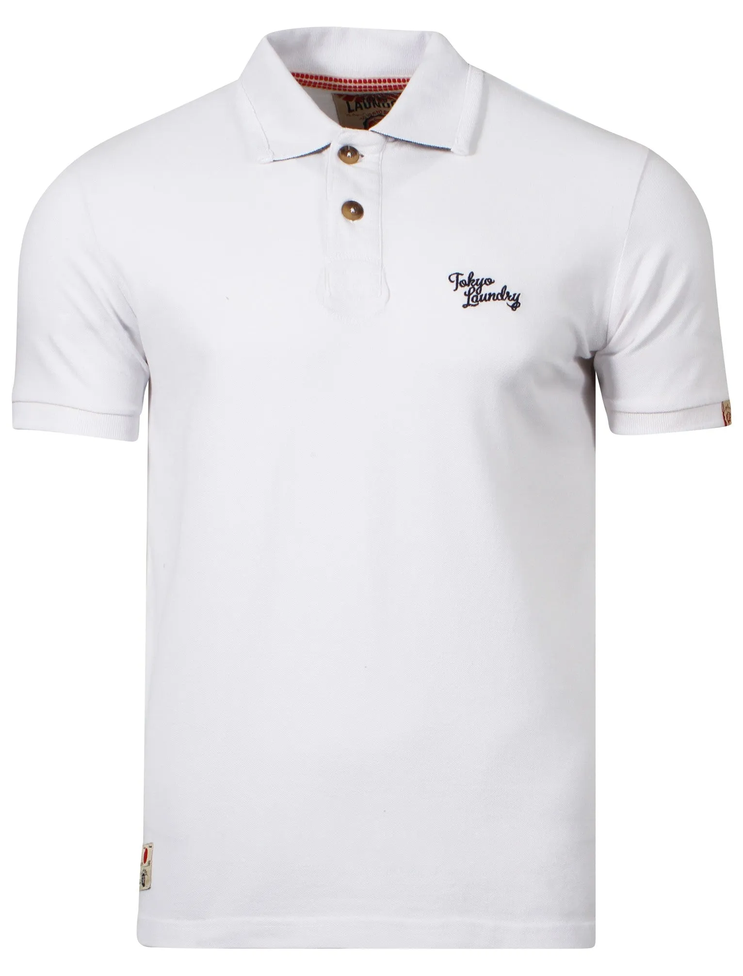 Tokyo Laundry Mount Lowe white Polo Shirt sold by Tokyo Laundry
