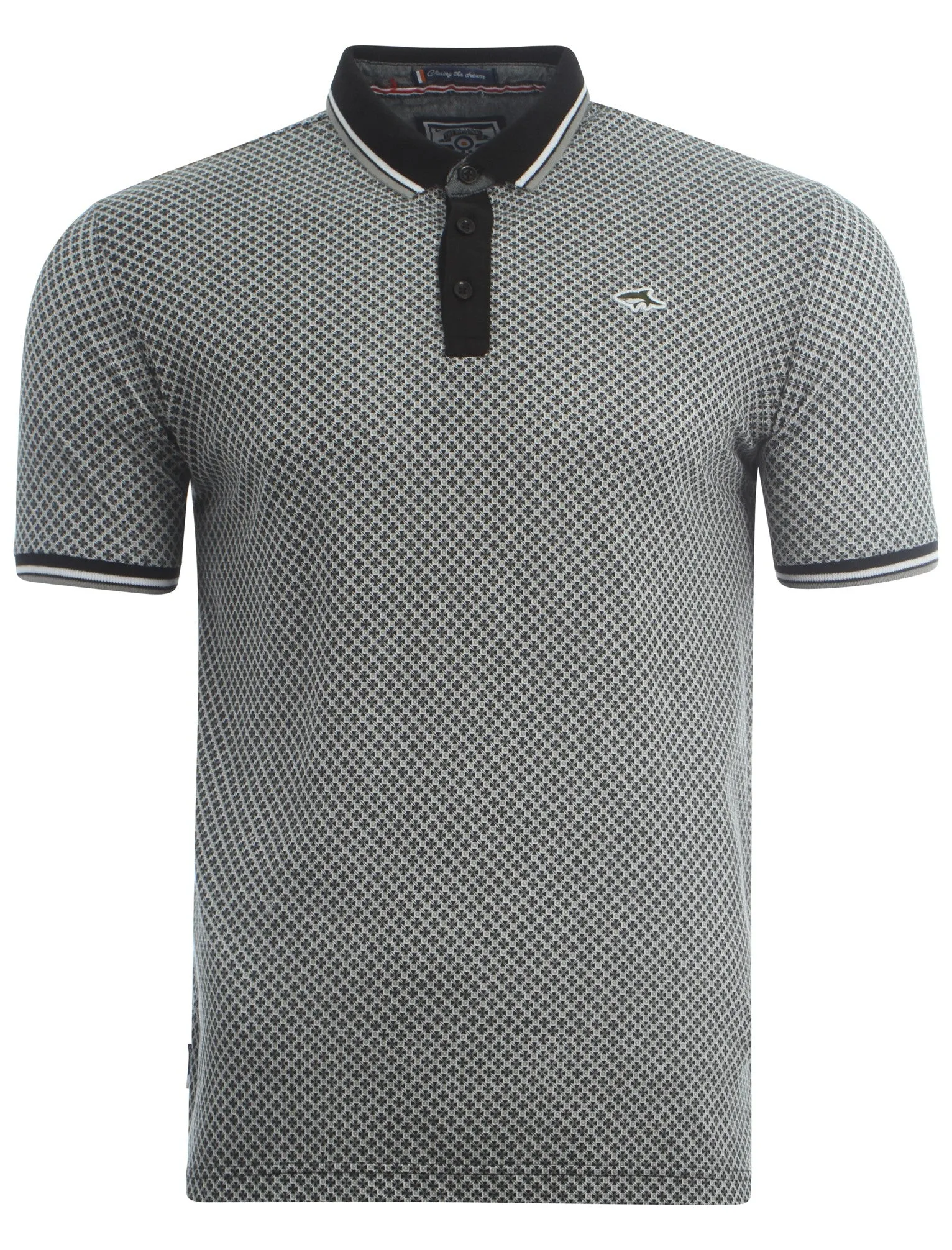 Le Shark black Adderley polo shirt sold by Tokyo Laundry