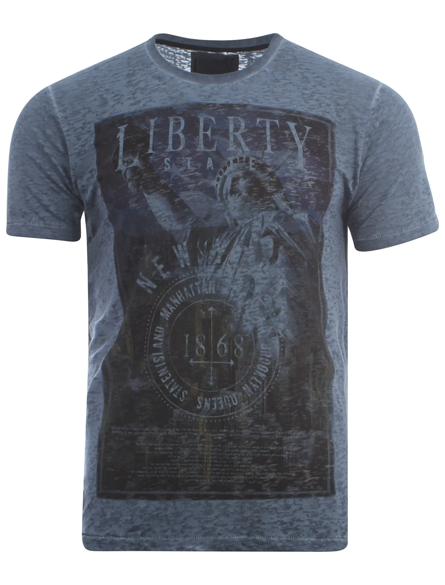 Dissident vintage blue Liberty State T-Shirt sold by Tokyo Laundry