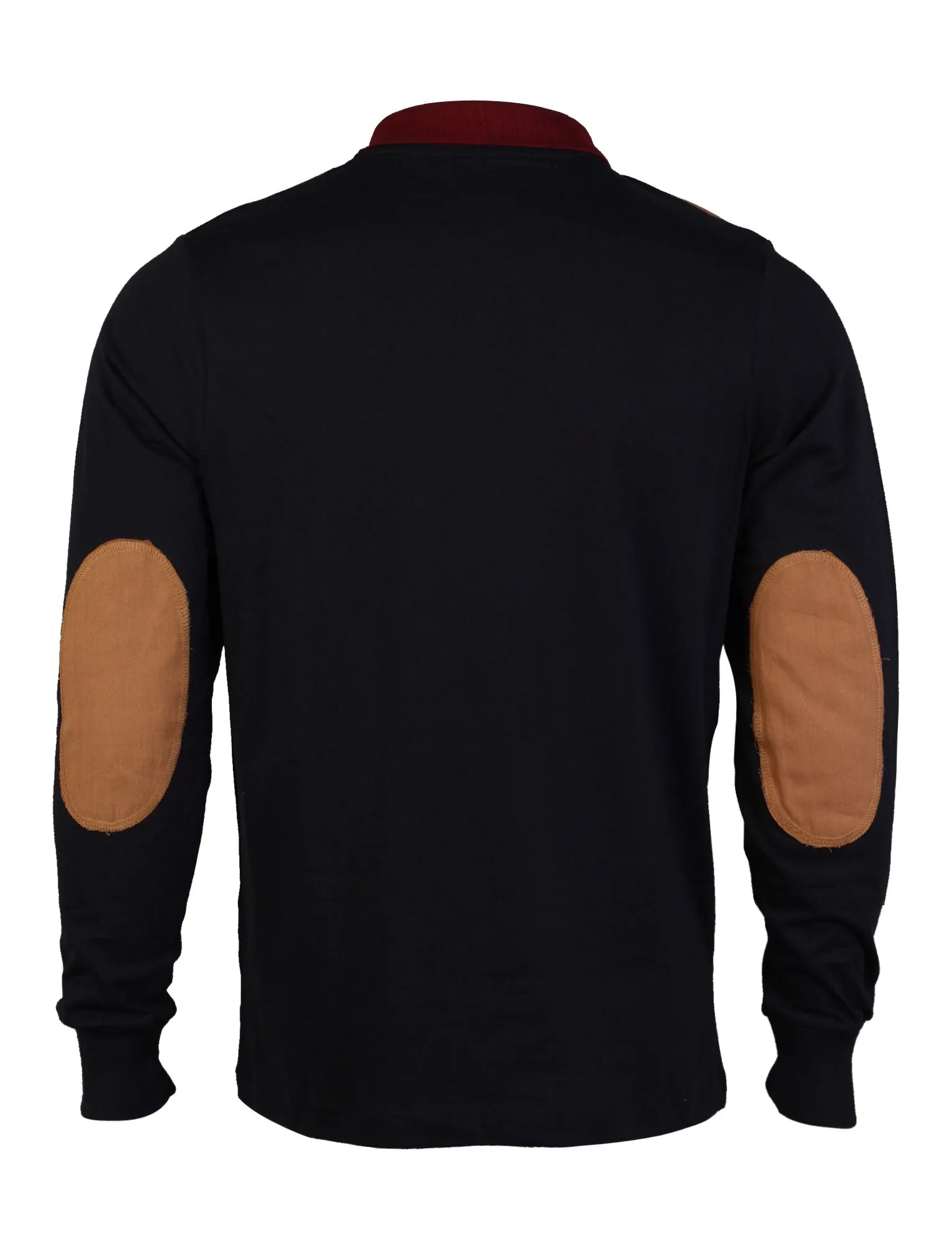 D-Code Luca Long Sleeve Polo Shirt in True Navy sold by Tokyo Laundry product image thumbnail 2