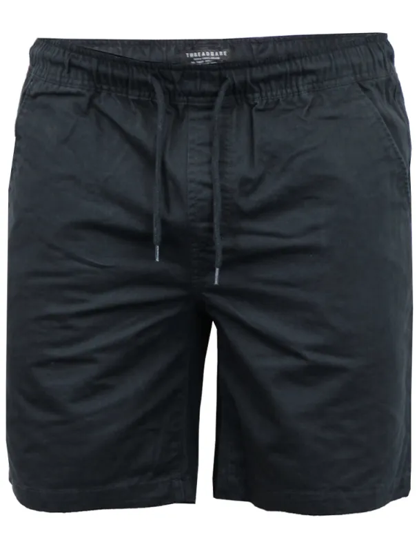 Morley Cotton Twill Chino Shorts in Navy made by Threadbare