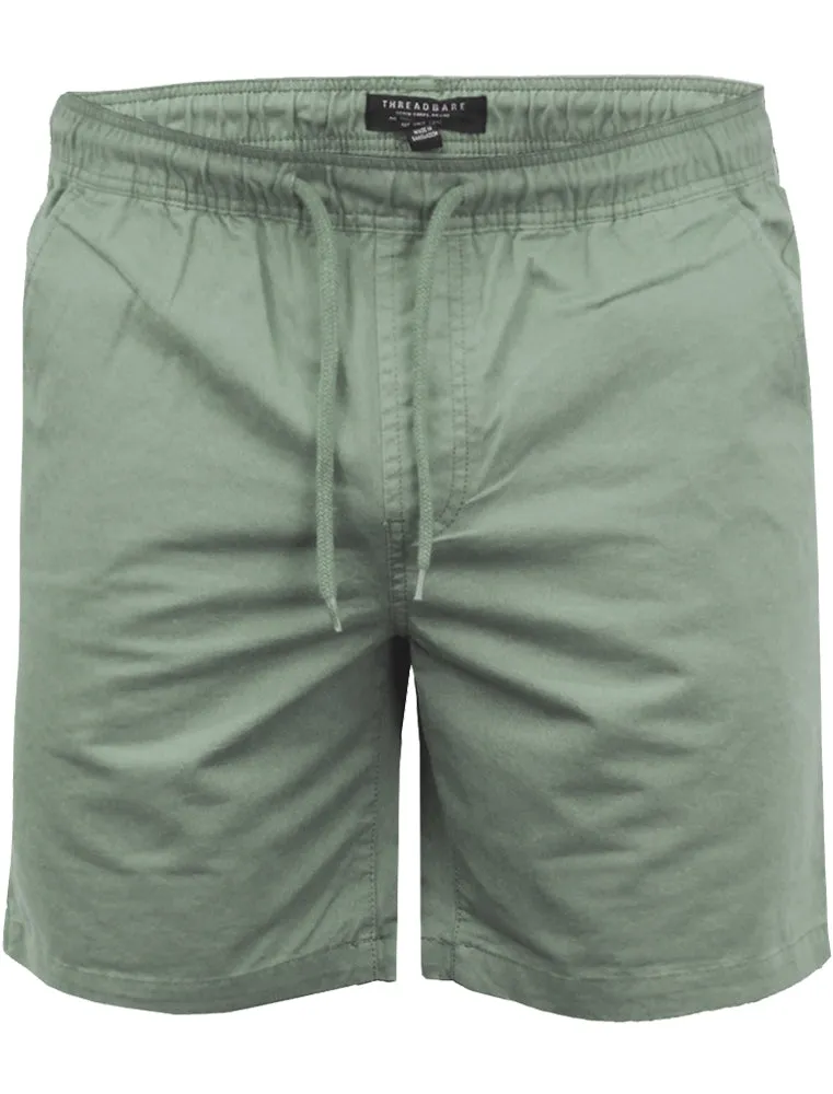 Morley Cotton Twill Chino Shorts in Mint sold by Tokyo Laundry