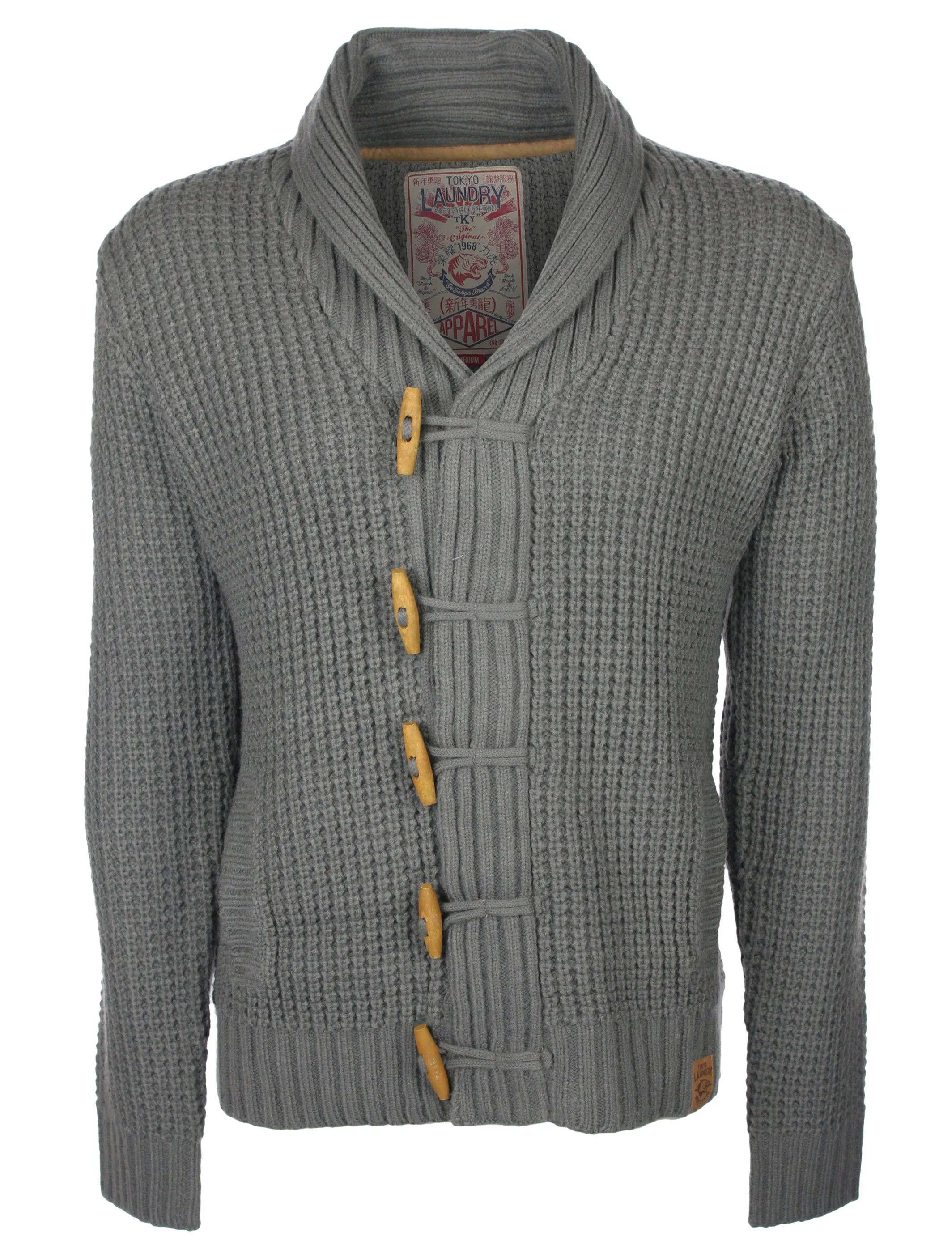 Truffle knitted Dull Grey Cardigan - Tokyo Laundry sold by Tokyo Laundry