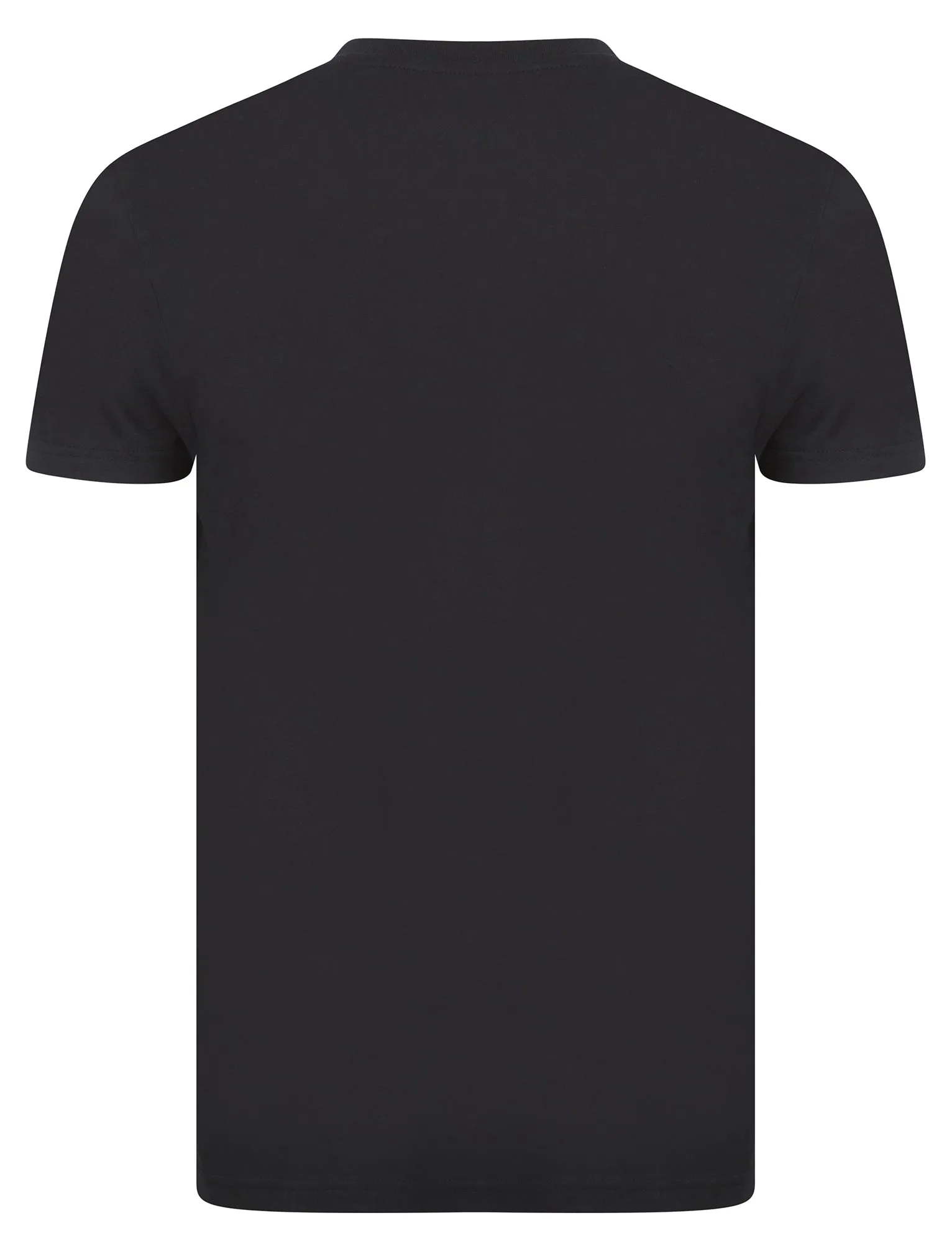 Keir 2 Piece Jersey Cotton Crew Neck T-Shirt and Shorts Lounge Set in Jet Black - Tokyo Laundry sold by Tokyo Laundry product image thumbnail 3
