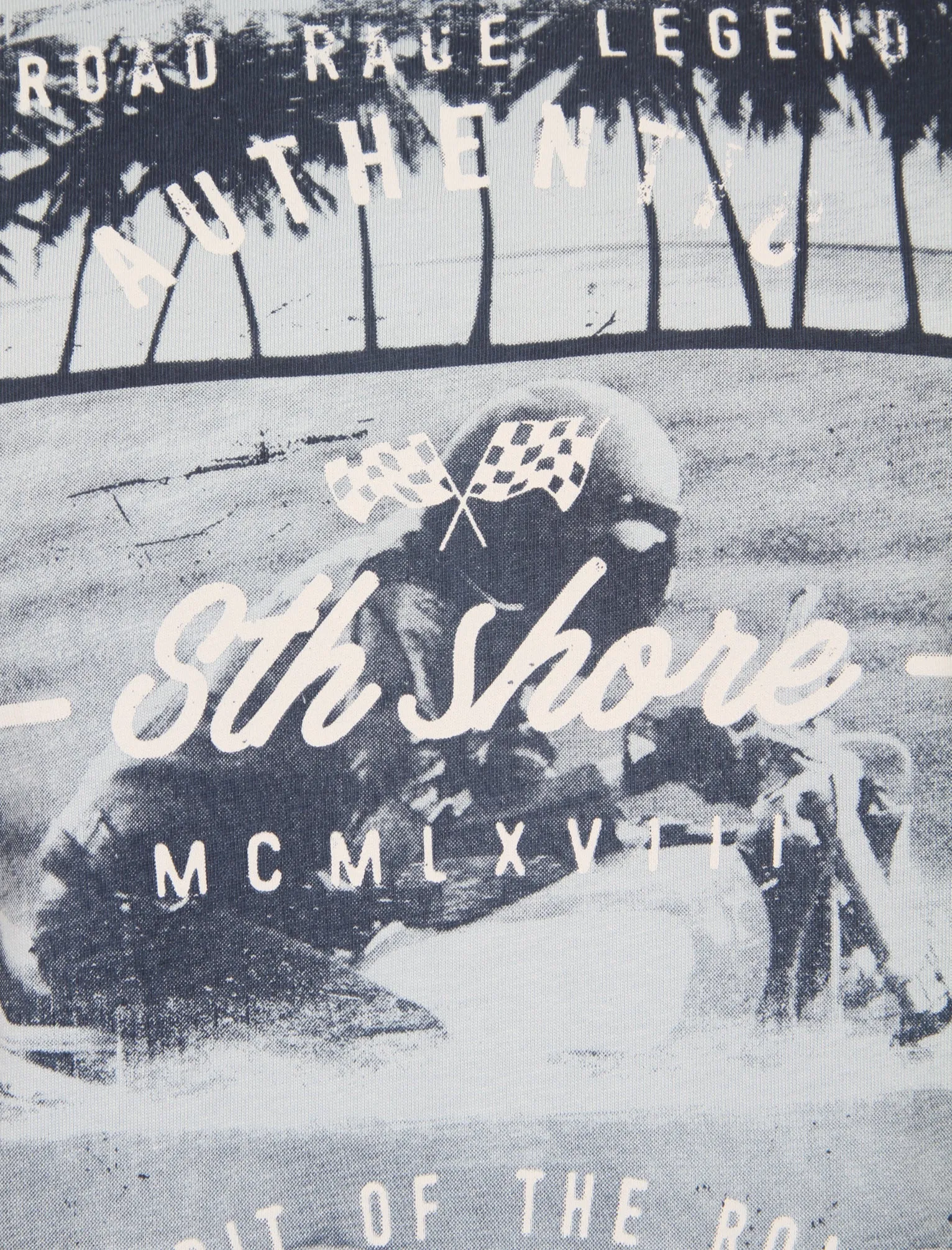 Westland Motorbike Print T-Shirt in Starlight Blue - South Shore sold by Tokyo Laundry product image thumbnail 3