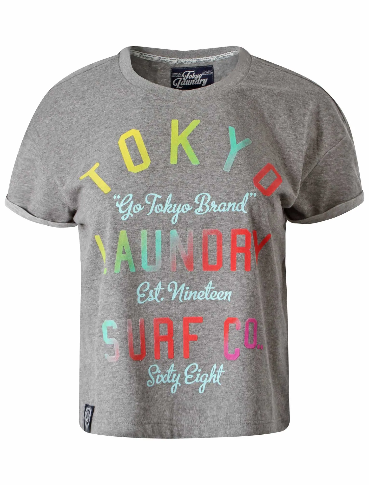 Tokyo Laundry Erica grey t-shirt sold by Tokyo Laundry
