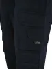 Cathay Cotton Twill Cuffed Multi-Pocket Cargo Jogger Pants in Sky Captain Navy - Tokyo Laundry sold by Tokyo Laundry