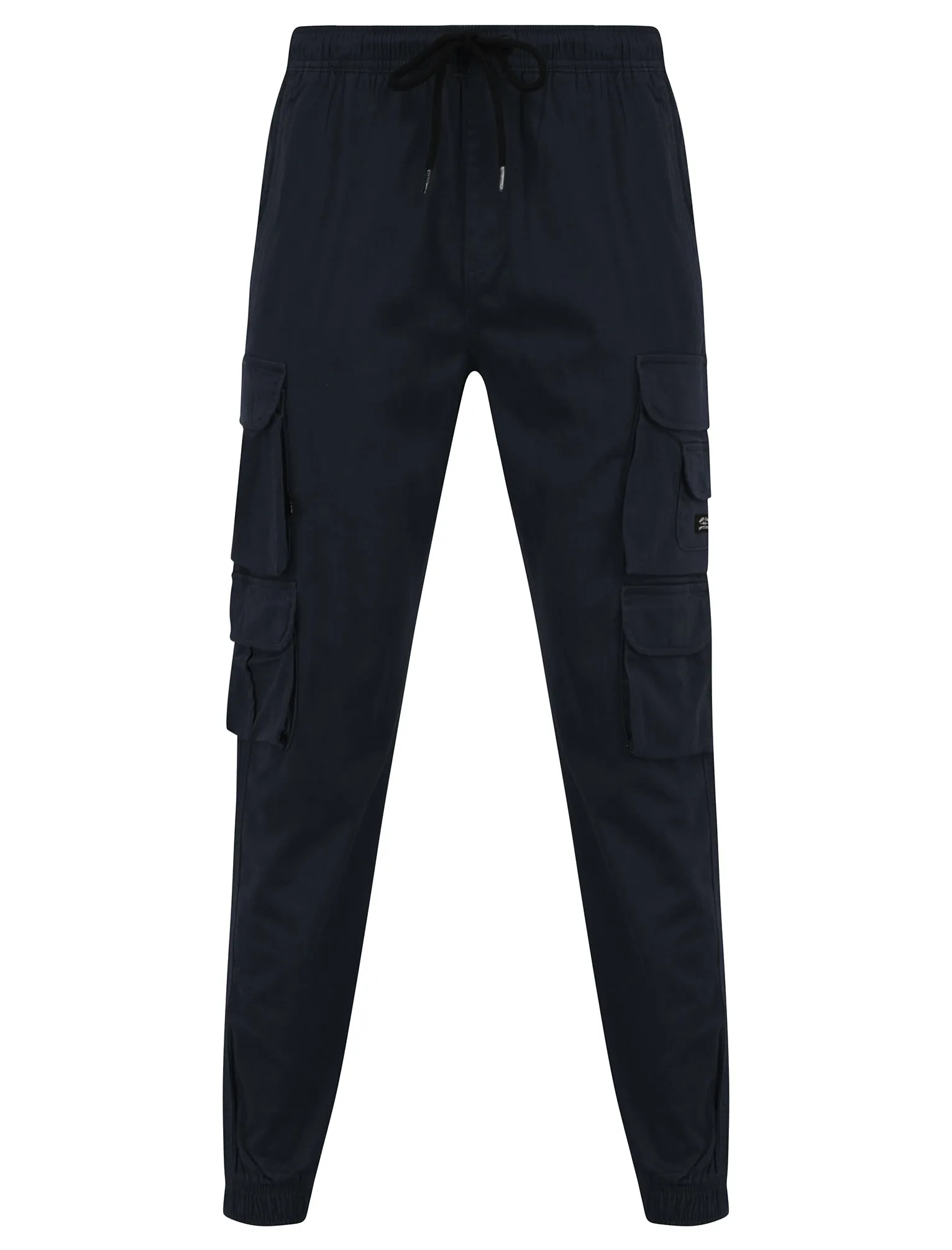 Cathay Cotton Twill Cuffed Multi-Pocket Cargo Jogger Pants in Sky Captain Navy - Tokyo Laundry sold by Tokyo Laundry product image thumbnail 2
