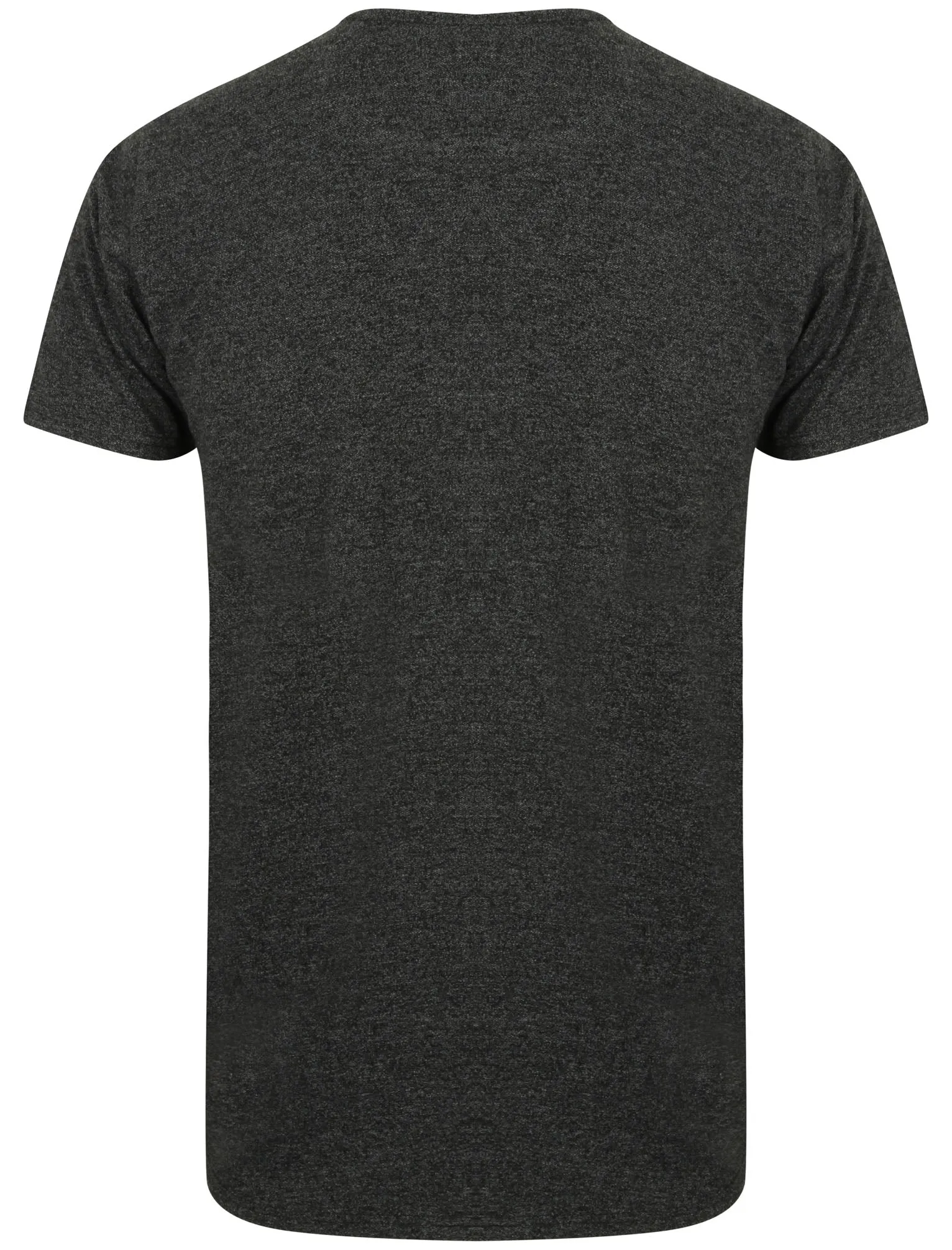 Pablo Crew Neck T-Shirt with Micro Pique Texture in Jet Black - Dissident sold by Tokyo Laundry product image thumbnail 2