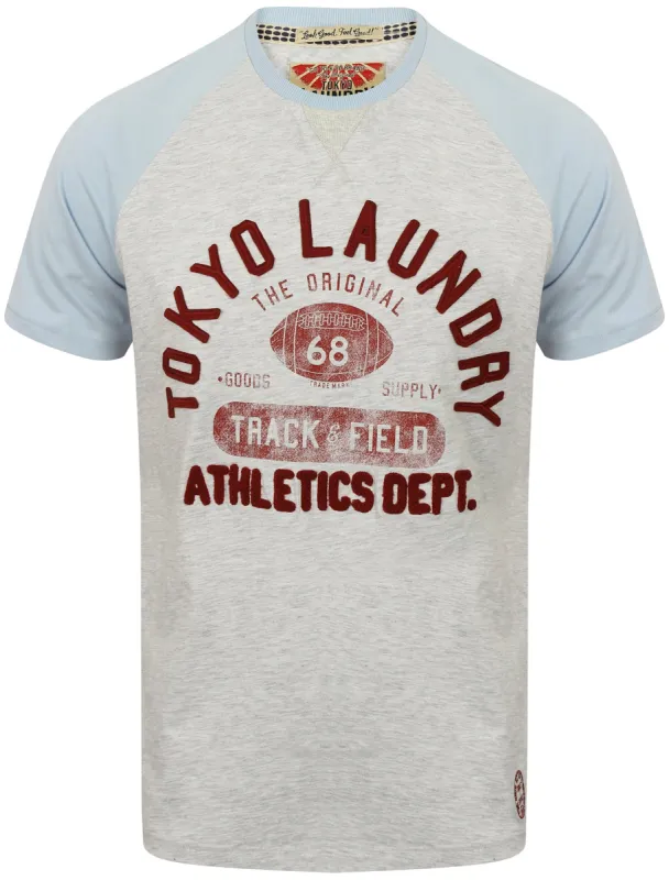 Class of 68 Raglan Sleeve T-Shirt in Starlight Blue - Tokyo Laundry made by Tokyo Laundry