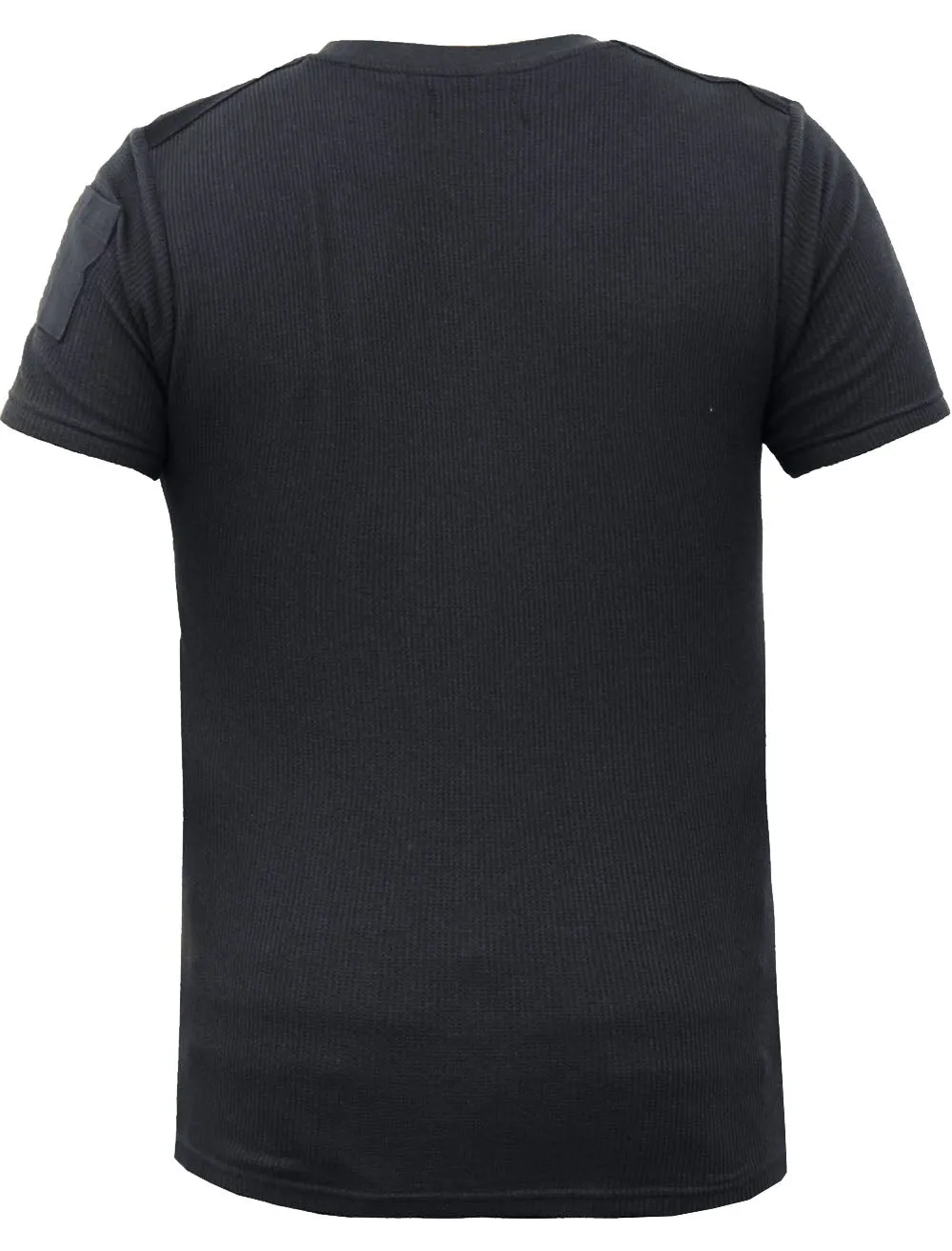 Invade Textured Crew Neck T-Shirt in Navy sold by Tokyo Laundry product image thumbnail 2