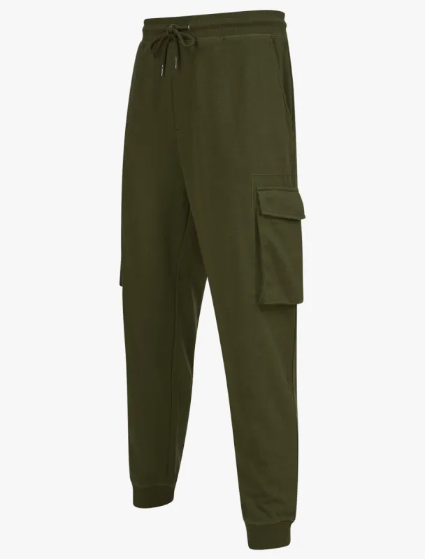 Frankie Multi-Pocket Cargo Style Cuffed Joggers in Dusty Olive - Tokyo Laundry sold by Tokyo Laundry