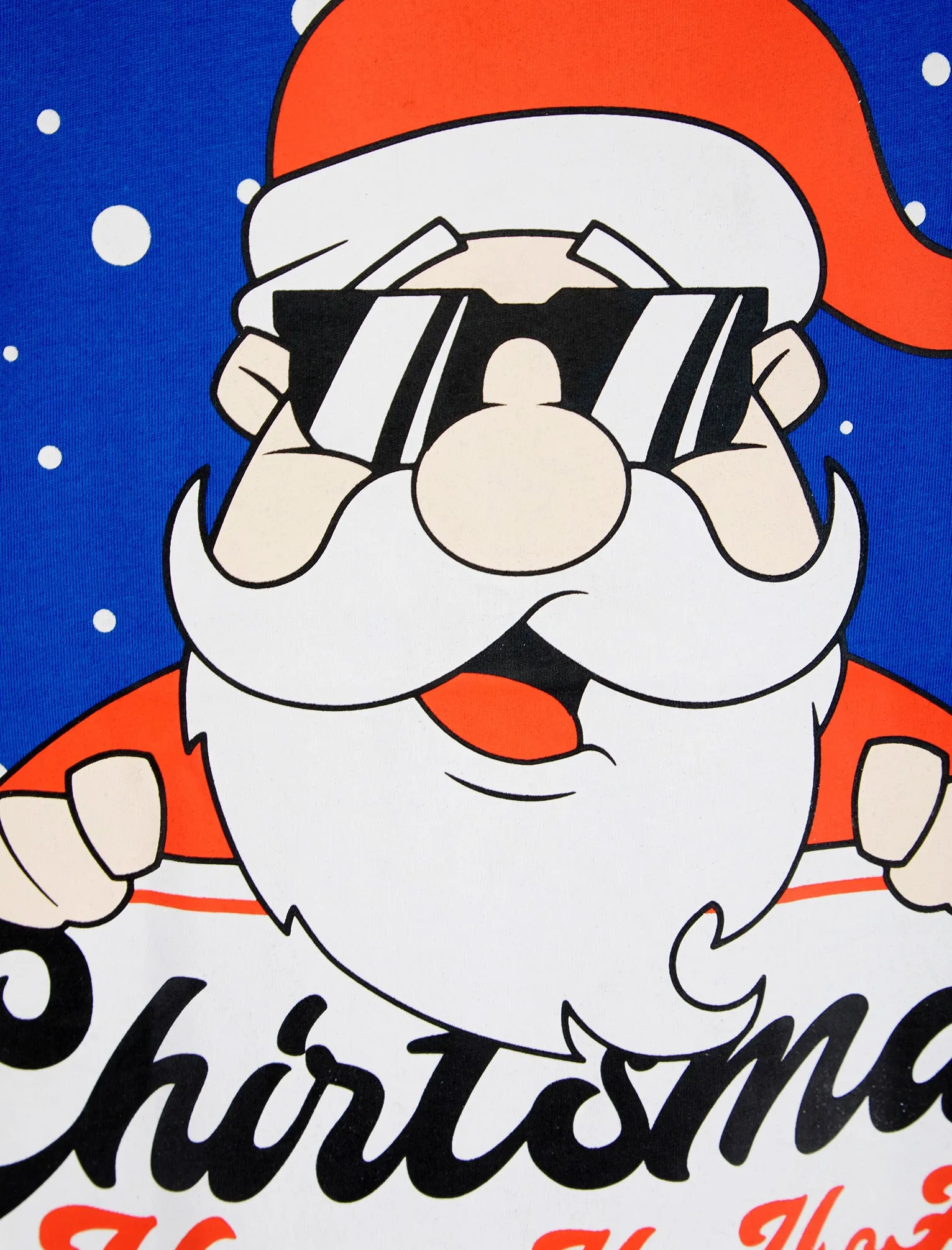 Men's Xmas Vibes Motif Novelty Cotton Christmas T-Shirt in Turkish Sea - Merry Christmas sold by Tokyo Laundry product image thumbnail 3