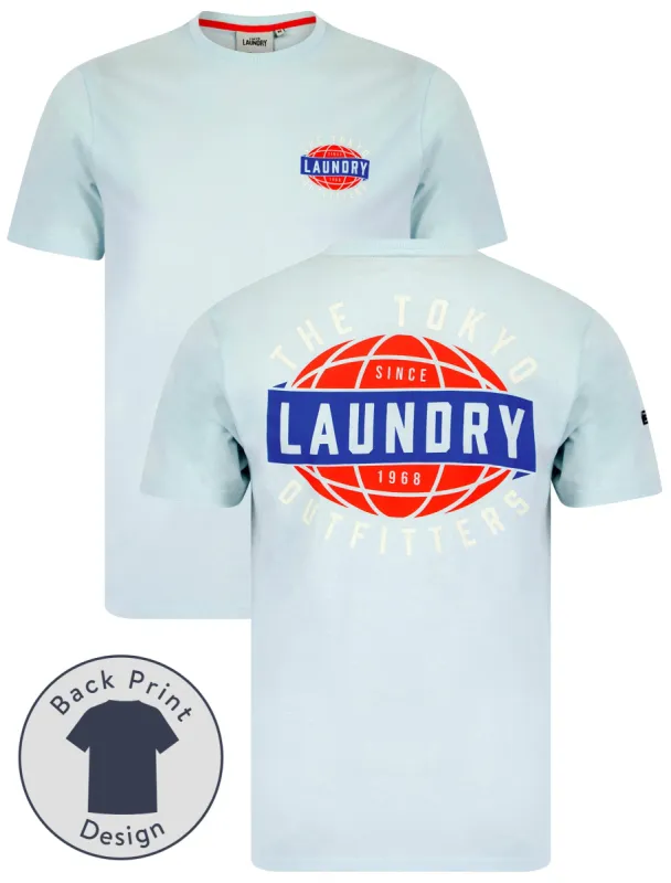 Midi Motif Cotton Jersey T-Shirt in Ice Water - Tokyo Laundry sold by Tokyo Laundry