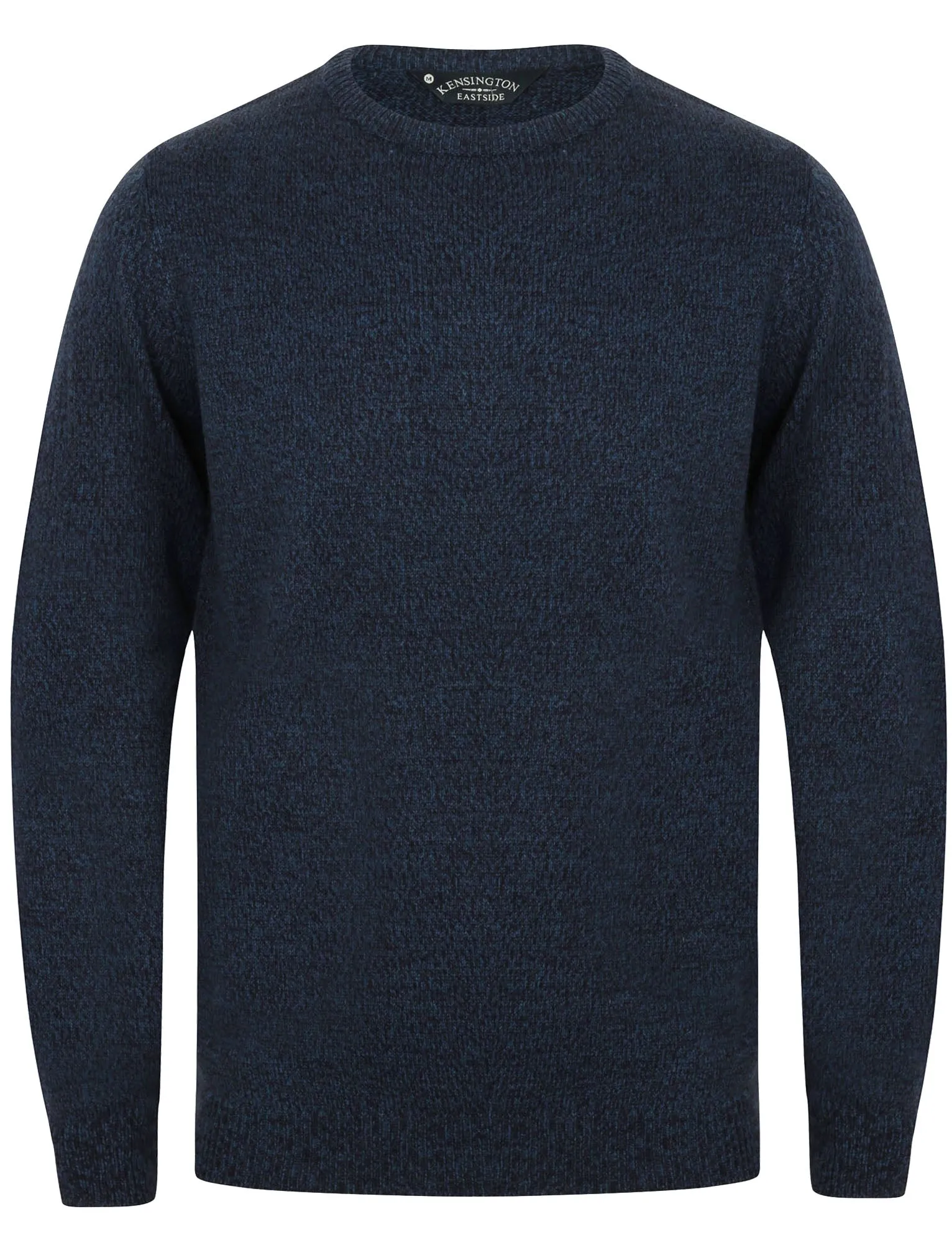 Hale Crew Neck Wool Blend Jumper In Black / Navy - Kensington Eastside sold by Tokyo Laundry