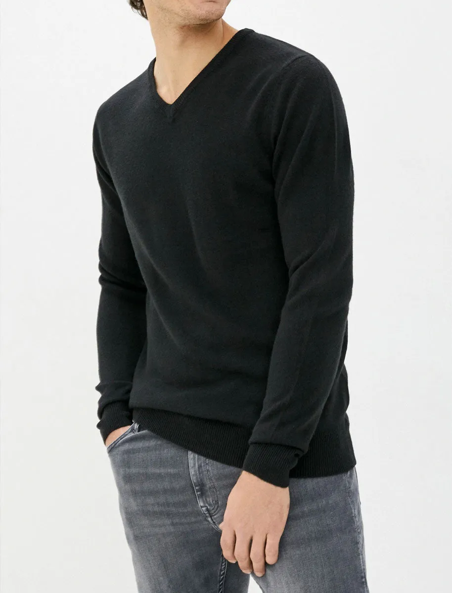 Kasso Soft V Neck Jumper In Black - Kensington Eastside sold by Tokyo Laundry product image thumbnail 3