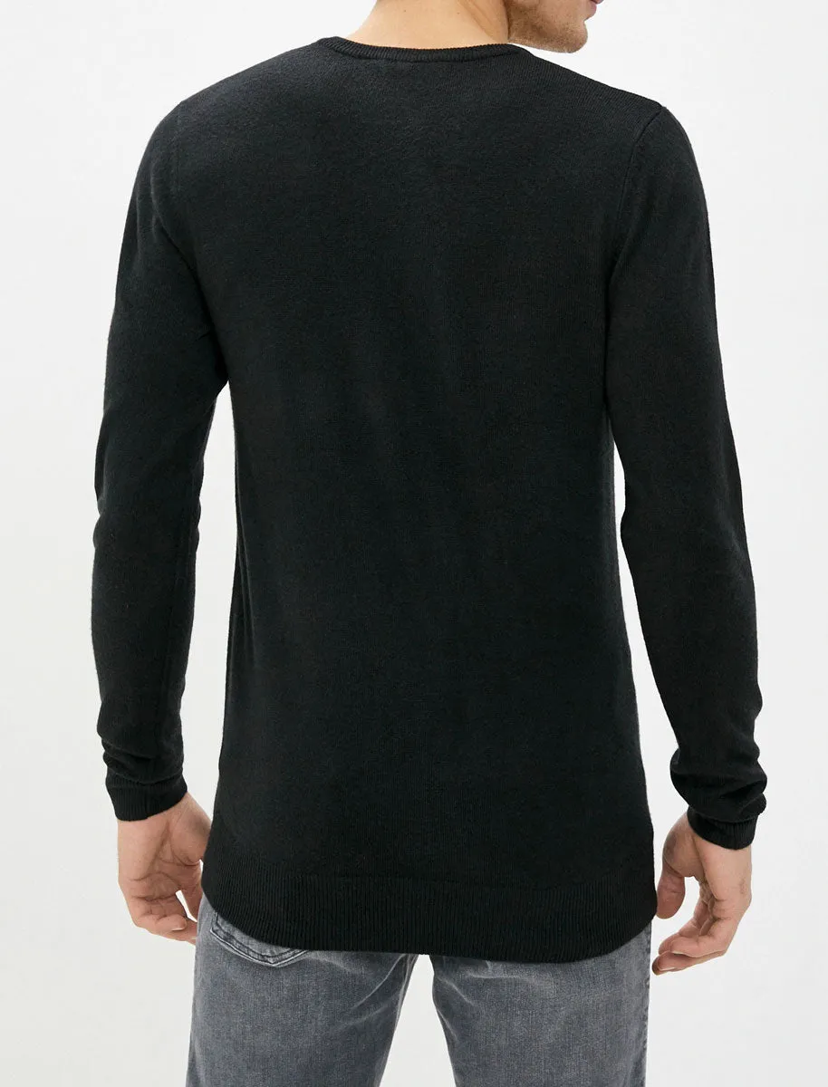 Kasso Soft V Neck Jumper In Black - Kensington Eastside sold by Tokyo Laundry product image thumbnail 2