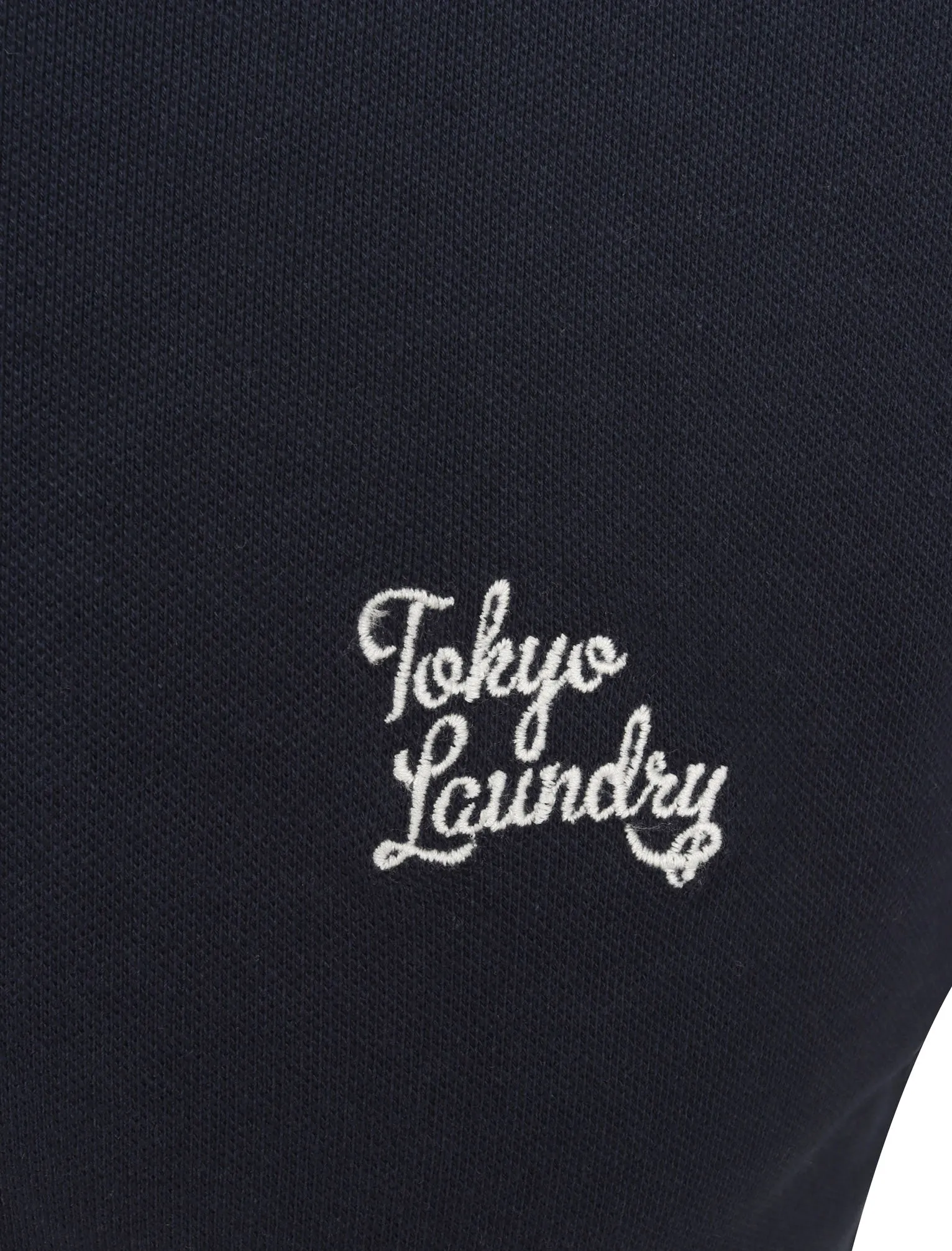 Marahau Signature Cotton Pique Polo Shirt In Iris Navy - Tokyo Laundry sold by Tokyo Laundry product image thumbnail 3