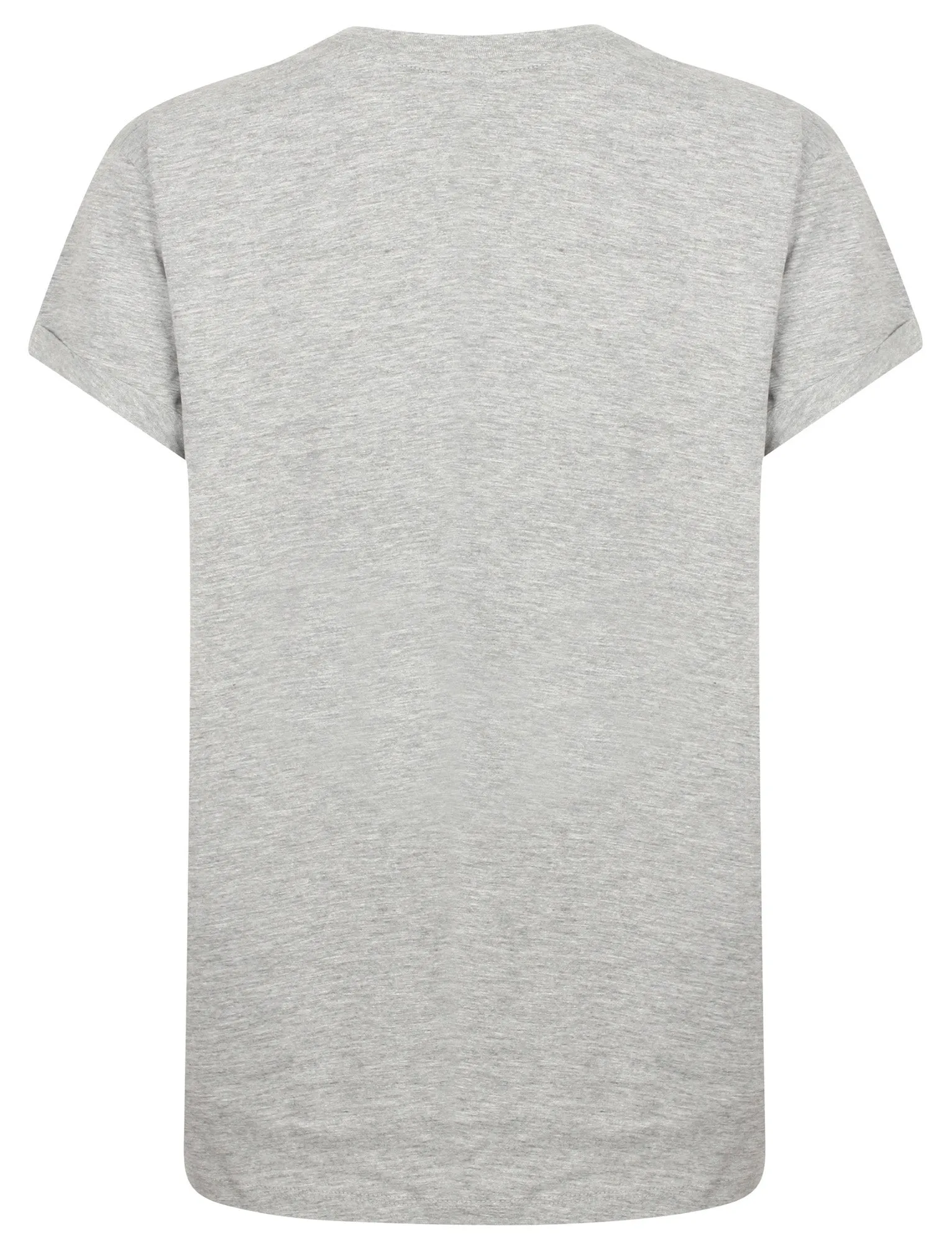 Katie Oversized Floral Cotton Crew Neck T-Shirt In Light Grey Marl - Tokyo Laundry sold by Tokyo Laundry product image thumbnail 2