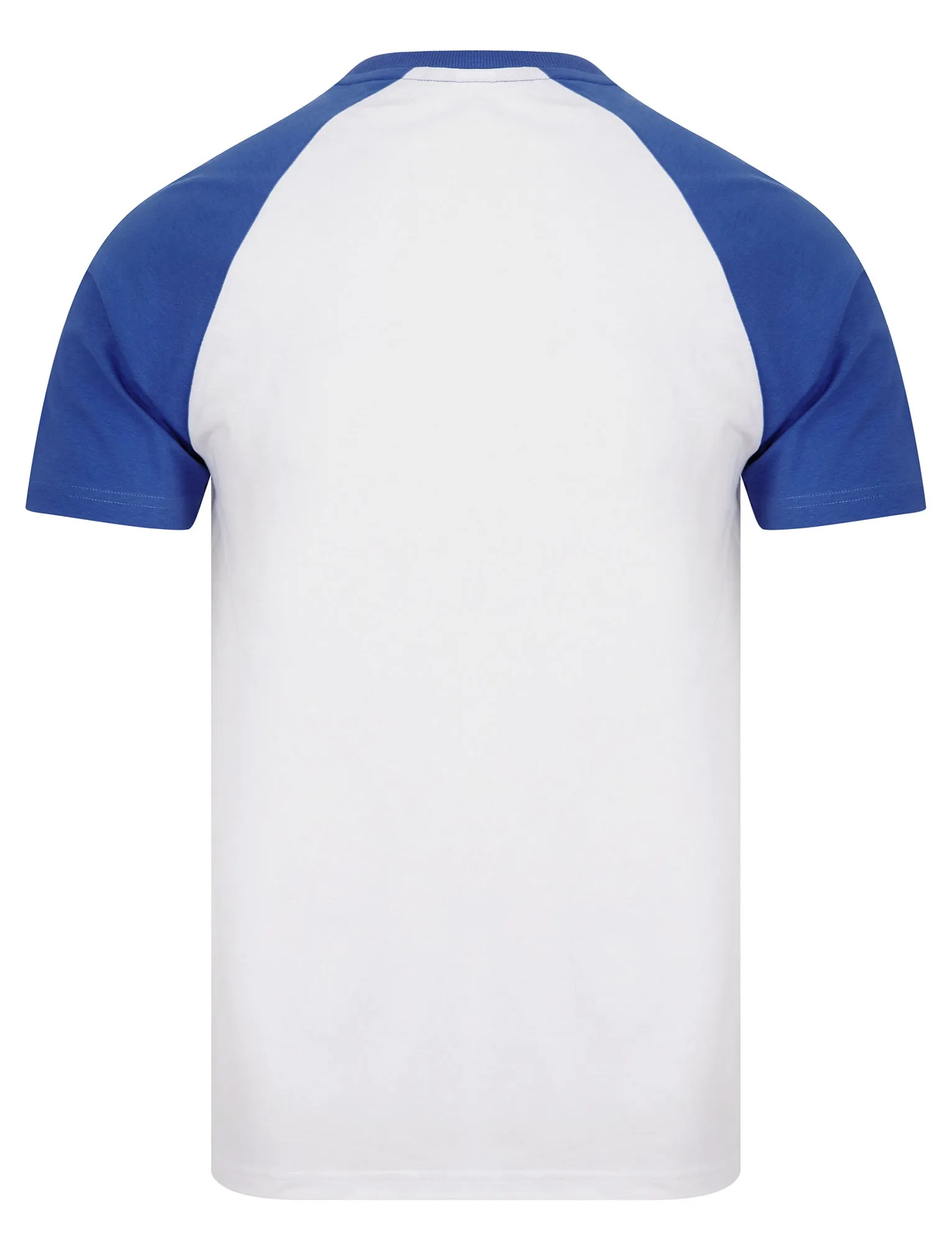 Dewalt Baseball Style Raglan Sleeve Cotton Jersey Crew Neck T-Shirt in Dazzling Blue - Tokyo Laundry sold by Tokyo Laundry product image thumbnail 2