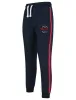 Taper Cuffed Joggers with Tape Detail in Sky Captain Navy Marl - Tokyo Laundry sold by Tokyo Laundry