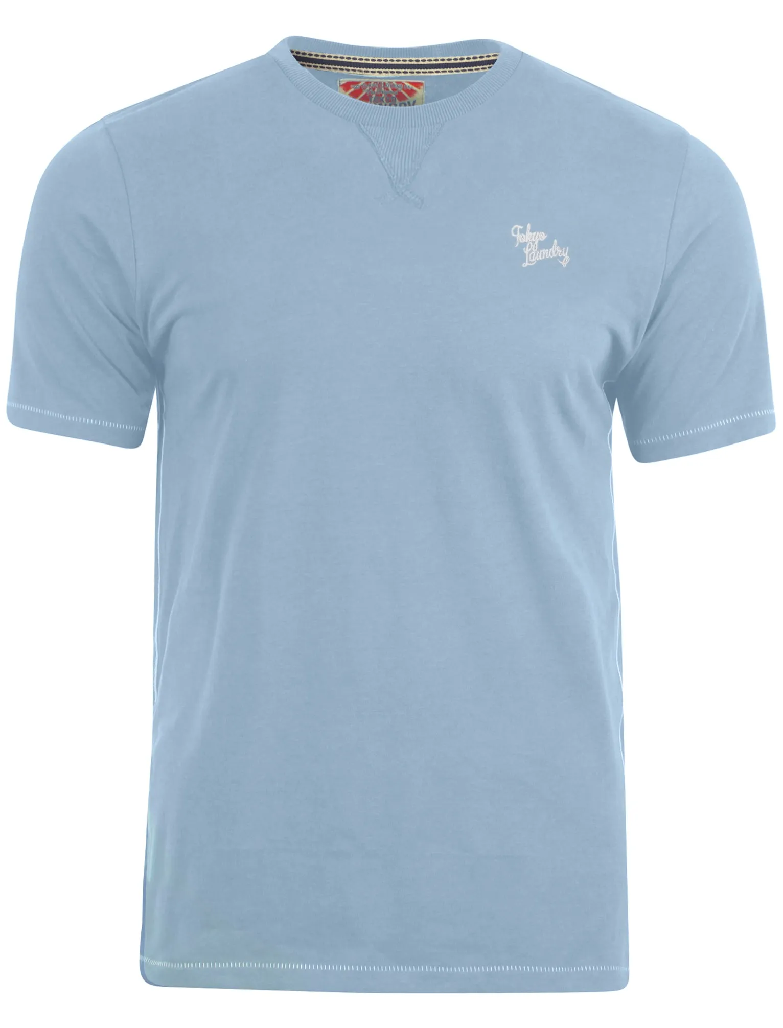 Essential Crew T-Shirt in Placid Blue - Tokyo Laundry sold by Tokyo Laundry