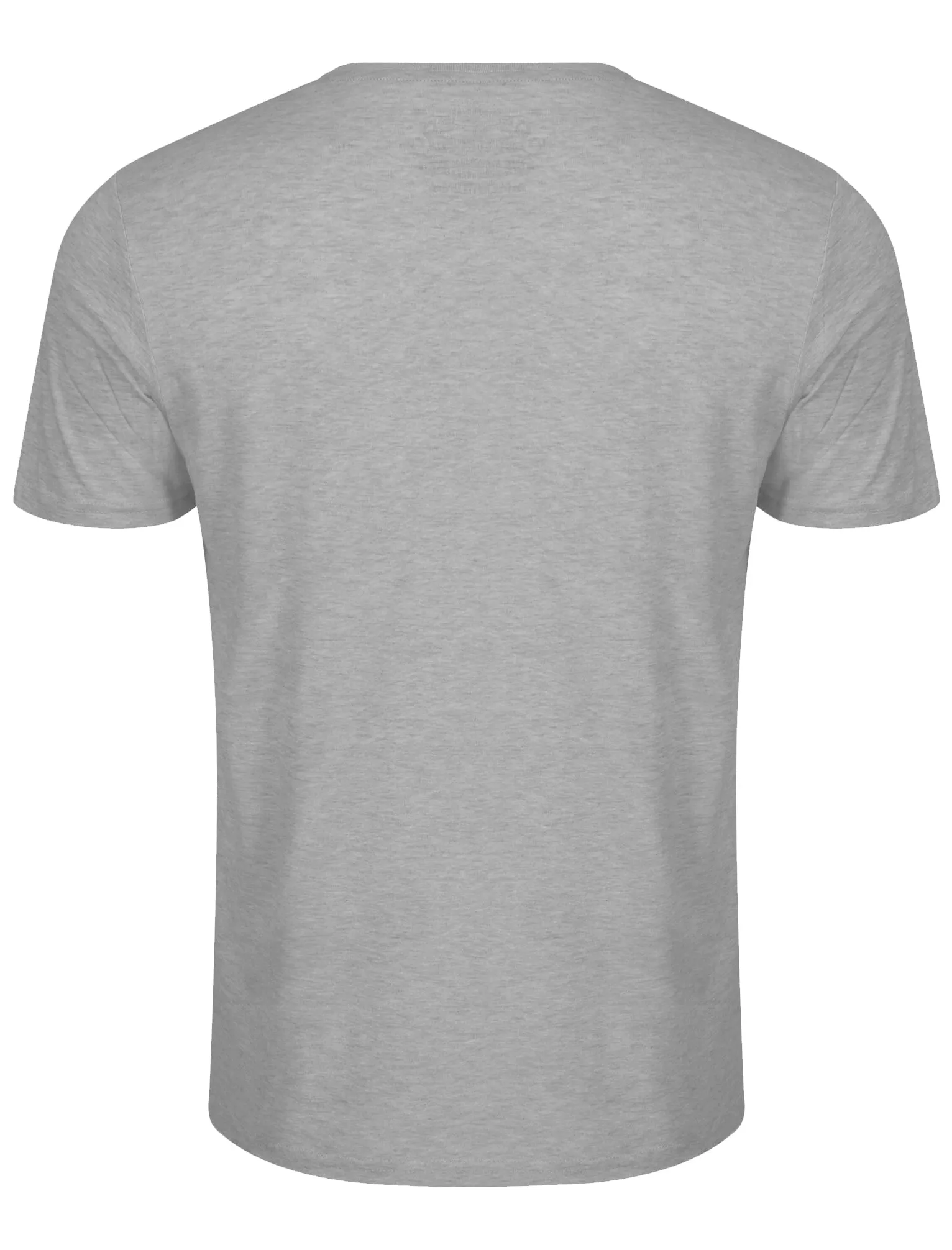 Shack Motif Cotton Crew Neck T-Shirt In Light Grey Marl - South Shore sold by Tokyo Laundry product image thumbnail 2