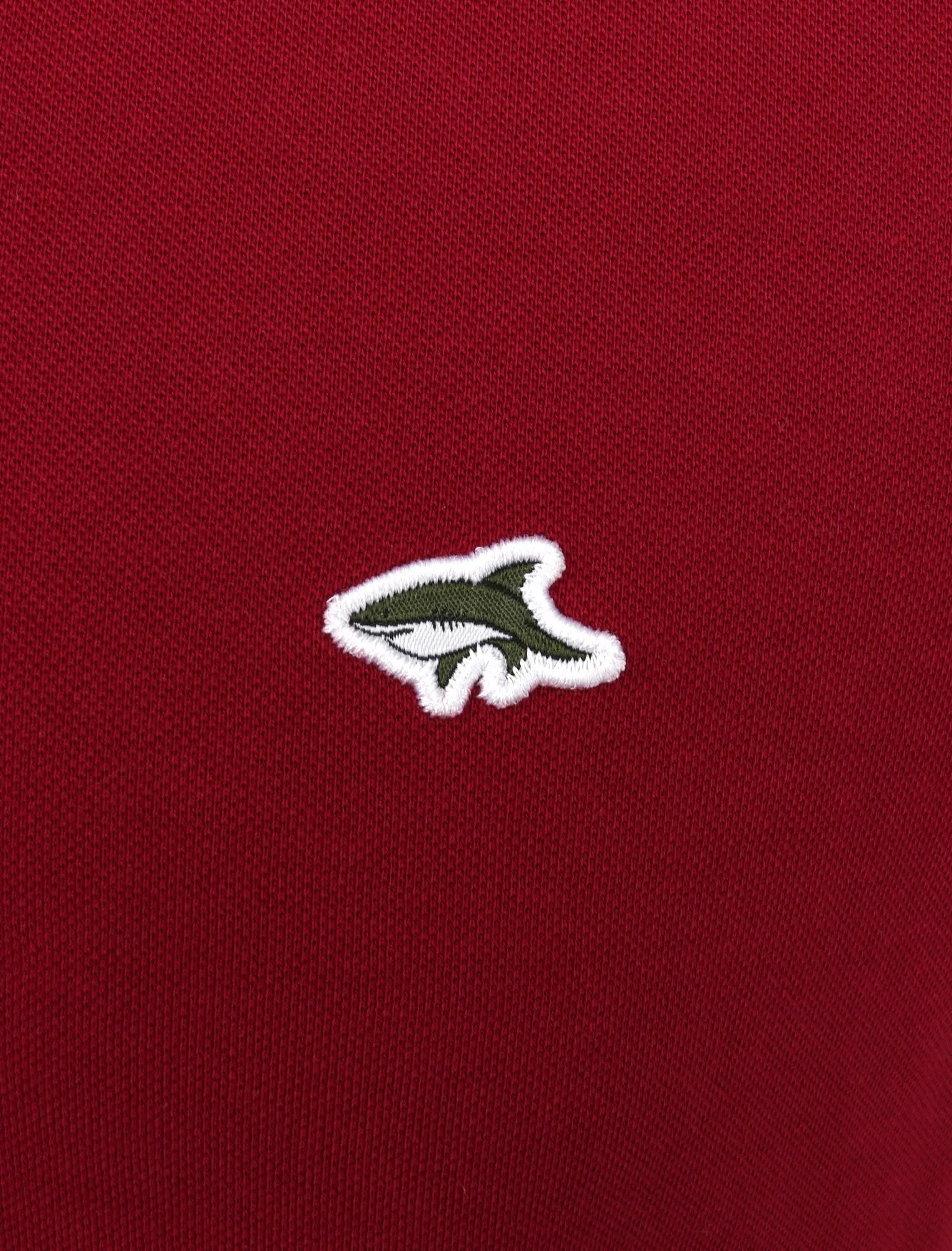 Sutton Cotton Pique Polo Shirt with Tipping In Beet Red - Le Shark sold by Tokyo Laundry product image thumbnail 3