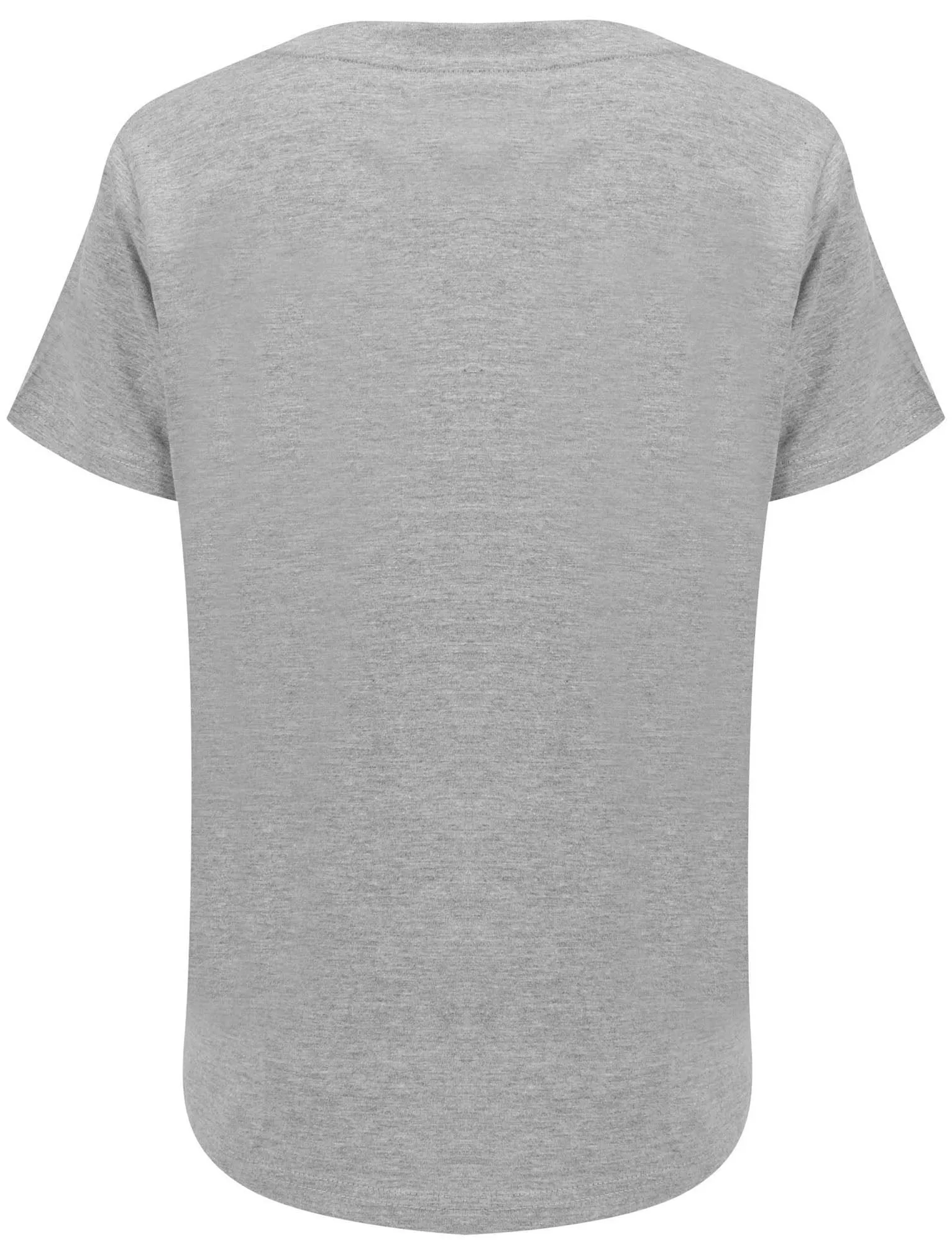 Malian Metallic Foil Floral Print Motif Cotton Jersey T-Shirt in Light Grey Marl - Tokyo Laundry sold by Tokyo Laundry product image thumbnail 2