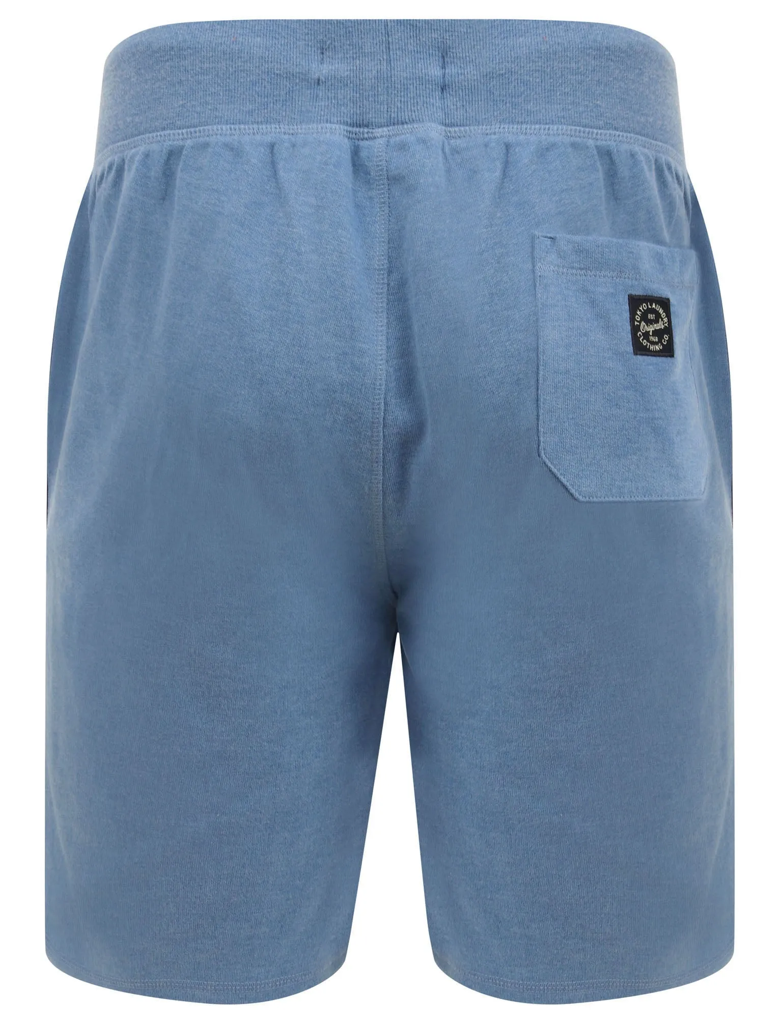 Malibu Surf Jogger Shorts with Tape Detail In Cornflower Blue Marl - Tokyo Laundry sold by Tokyo Laundry product image thumbnail 3