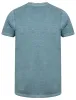 Flicker Cotton Slub Crew Neck T-Shirt With Pocket In Blue - Dissident sold by Tokyo Laundry
