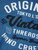 Enter Motif Cotton Jersey Grindle T-Shirt in Light Blue - Tokyo Laundry sold by Tokyo Laundry