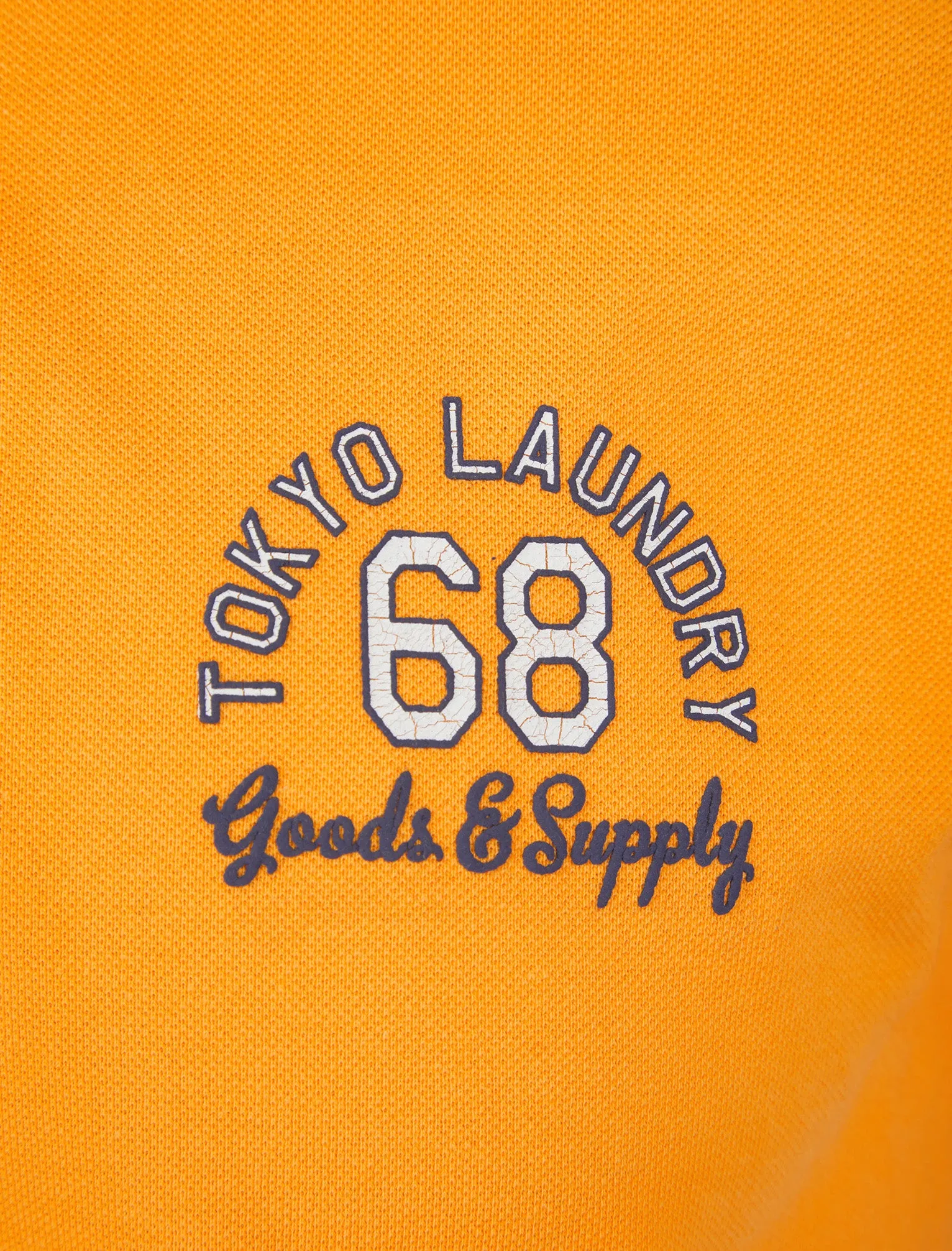 Sporty Cotton Pique Polo Shirt in Artisan's Gold - Tokyo Laundry sold by Tokyo Laundry product image thumbnail 4
