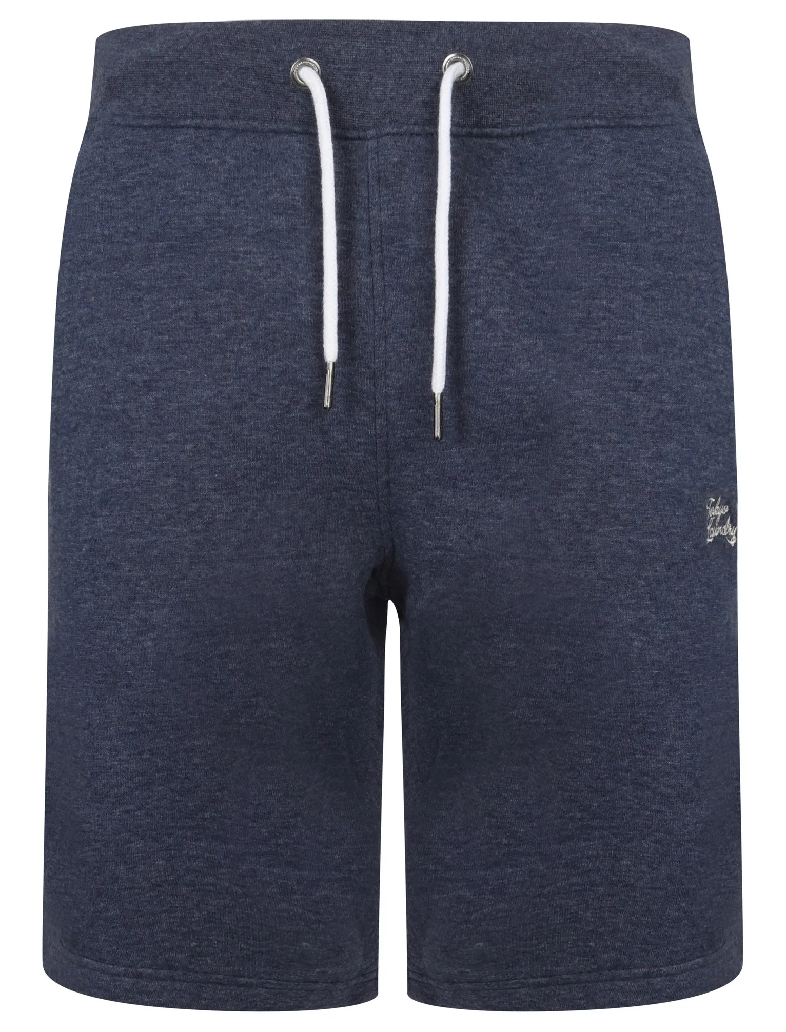 Winfield Cove Jogger Shorts with Side Tape Detail In Medieval Blue Marl - Tokyo Laundry sold by Tokyo Laundry product image thumbnail 2