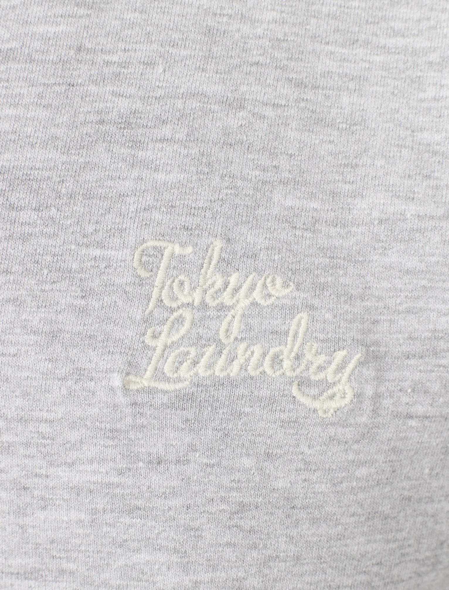 Montecarlo Crew Neck Cotton T-Shirt In Light Grey Marl - Tokyo Laundry sold by Tokyo Laundry product image thumbnail 3