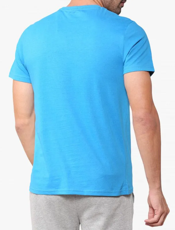 Speedster Motif Cotton T-Shirt In Swedish Blue - South Shore sold by Tokyo Laundry product image thumbnail 3