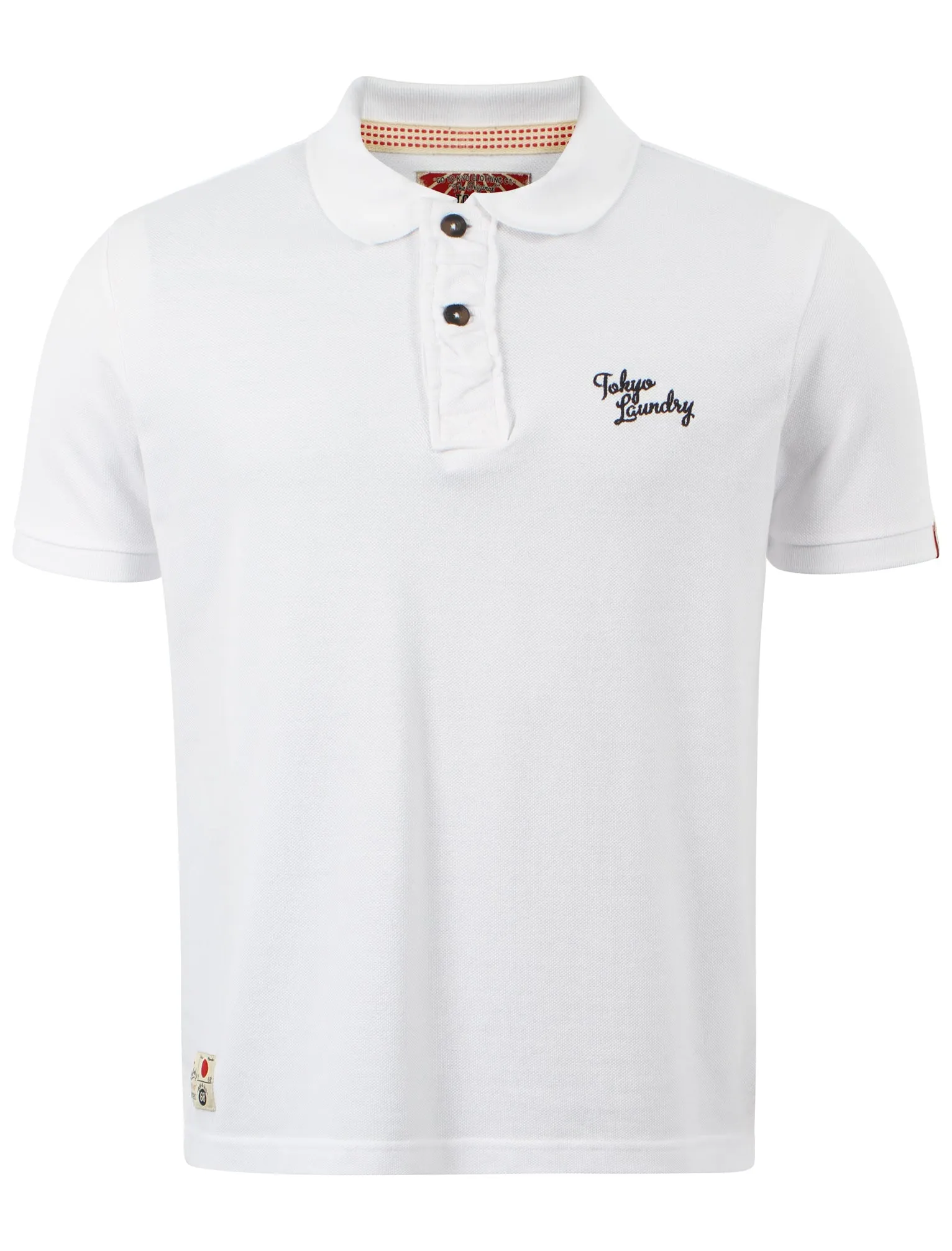 Tokyo Laundry Ezequiel white Polo Shirt sold by Tokyo Laundry