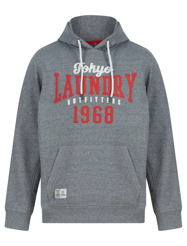 Search Motif Brushback Fleece Pullover Hoodie in Light Grey Grindle - Tokyo Laundry sold by Tokyo Laundry