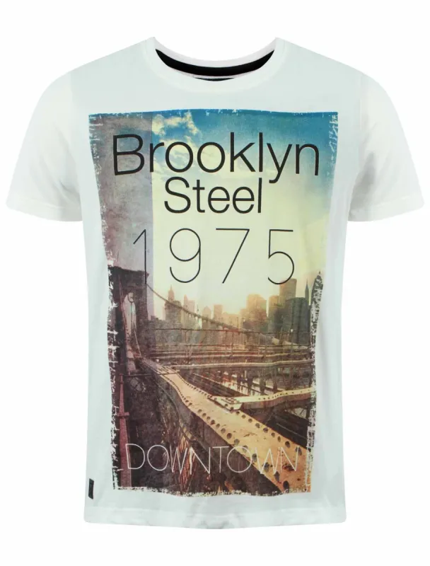 Dissident Brooklyn Steel T-Shirt in Ivory sold by Tokyo Laundry