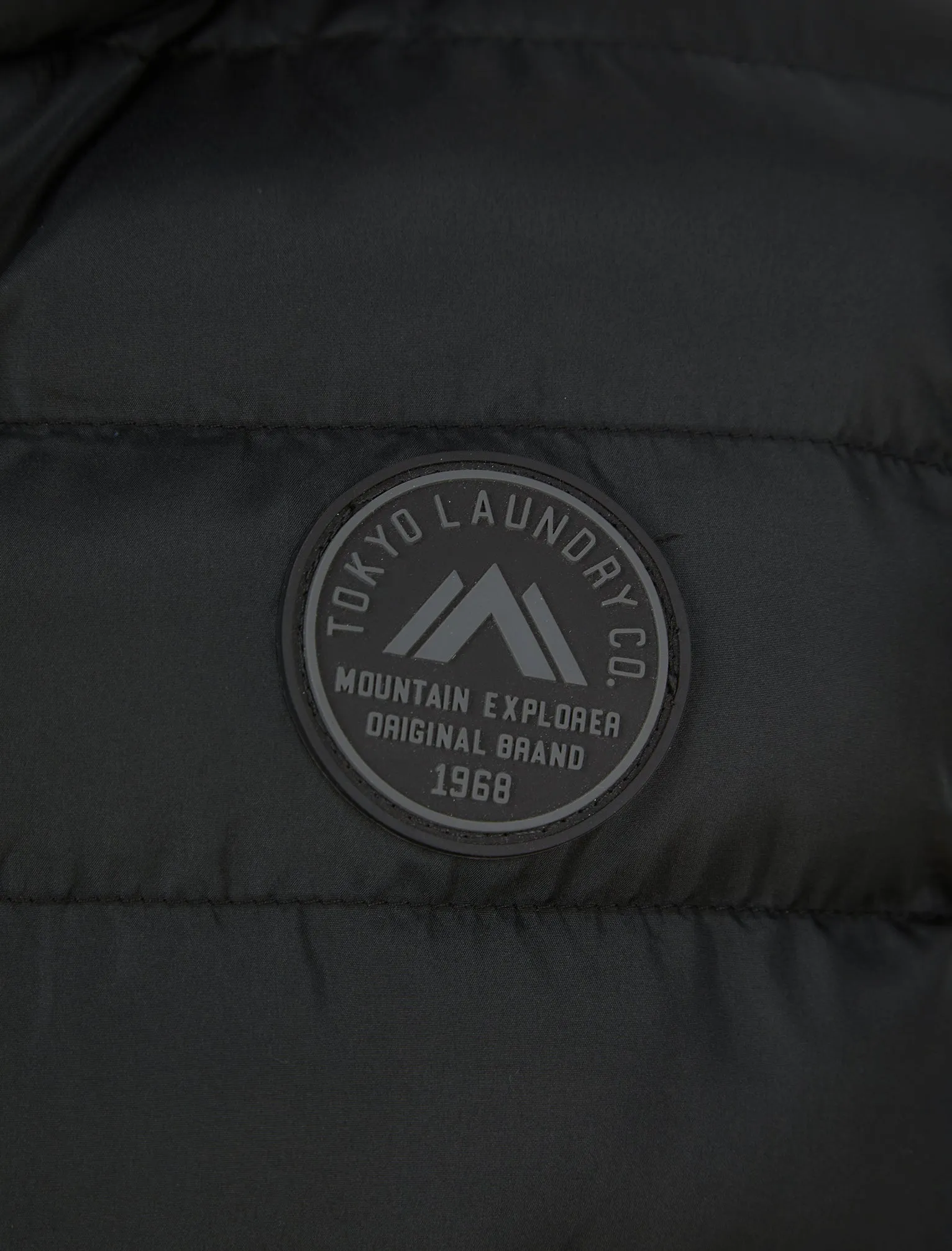 Dallon Quilted Puffer Gilet with Hood in Jet Black - Tokyo Laundry sold by Tokyo Laundry product image thumbnail 3