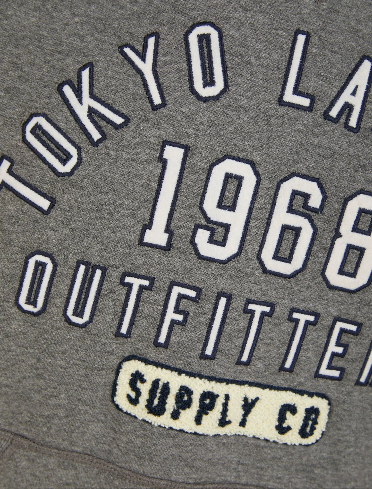 Thought Fleece Pullover Hoodie with Borg Lined Hood in Mid Grey Marl - Tokyo Laundry sold by Tokyo Laundry product image thumbnail 3
