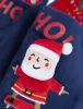 Men's Ho Ho Santa 3D Christmas Mule Slippers in Navy - Merry Christmas sold by Tokyo Laundry