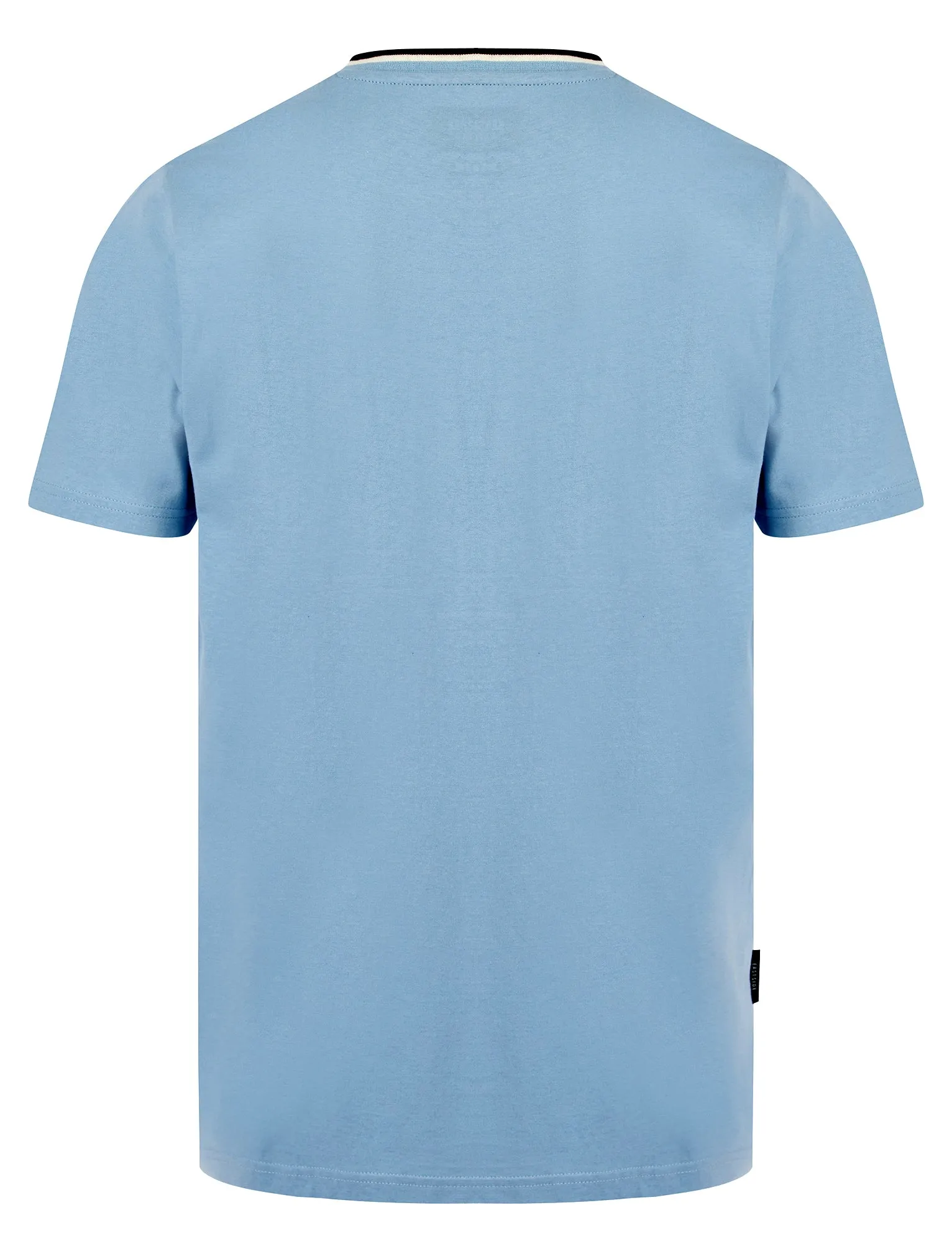 Westport Cotton Jersey Crew Neck Ringer T-Shirt in Blue Bell - Kensington Eastside sold by Tokyo Laundry product image thumbnail 2